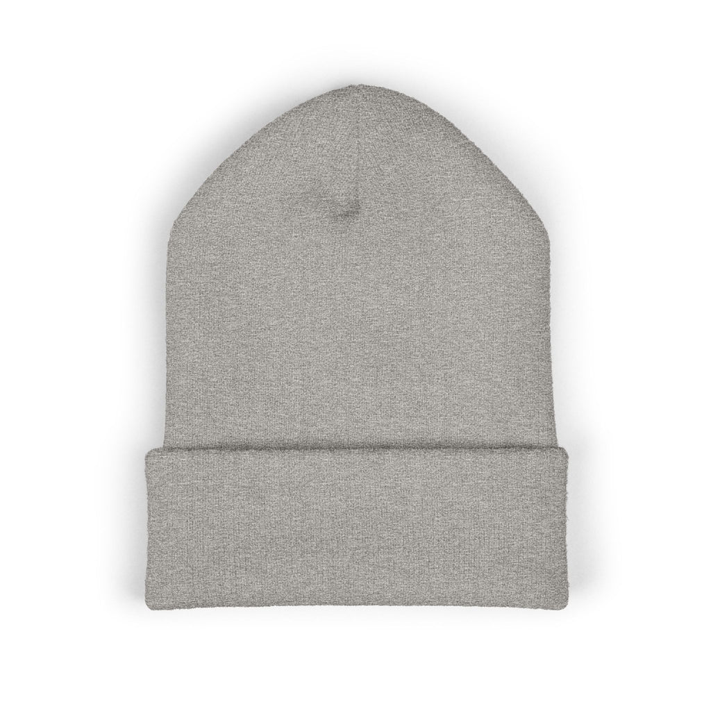 Embroidered Graffiti S8-UK Logo Cuffed Beanie — Cozy Knit Winter Hat