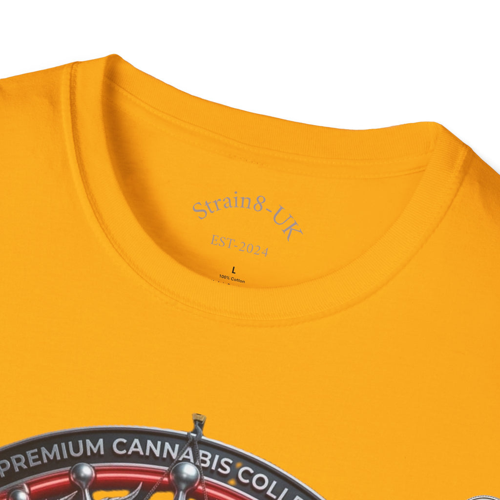 Strain8-UK Under construction T-Shirt — S8-UK in design Crest Design