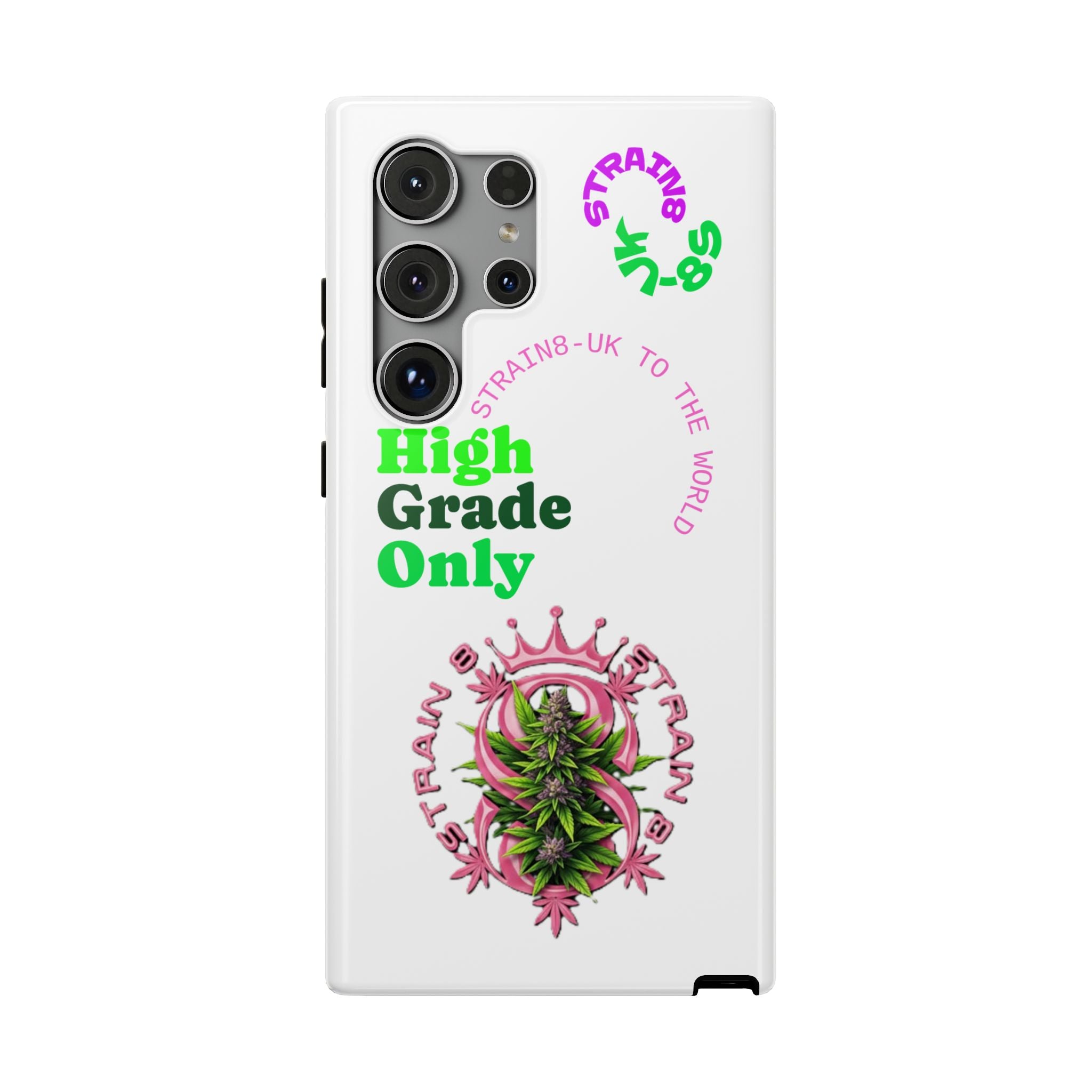 Impact-Resistant Phone Case —Strain8-UK  "High Grade Only"