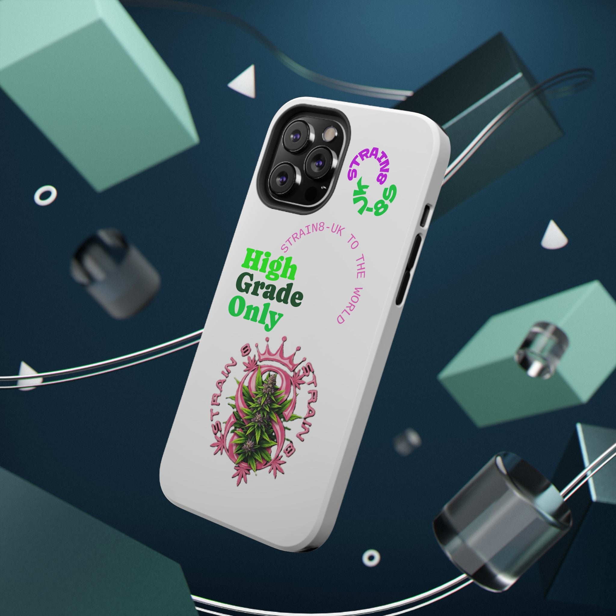 Impact-Resistant Phone Case —Strain8-UK  "High Grade Only"