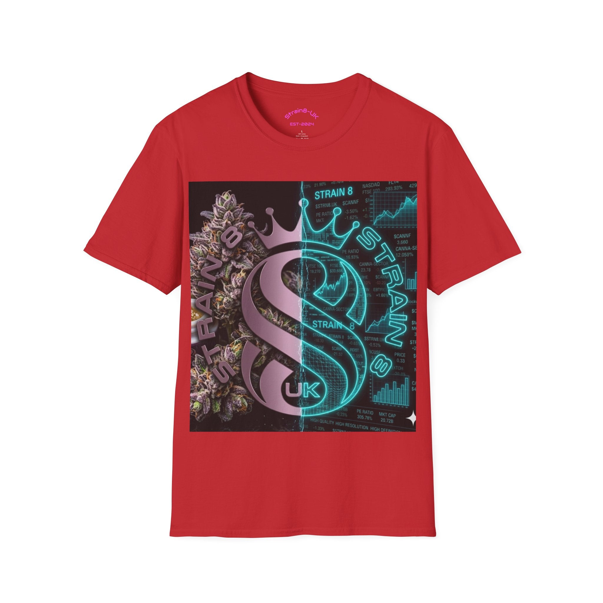 Unisex Strain8-UK Half X-RAY Style Softstyle T-Shirt