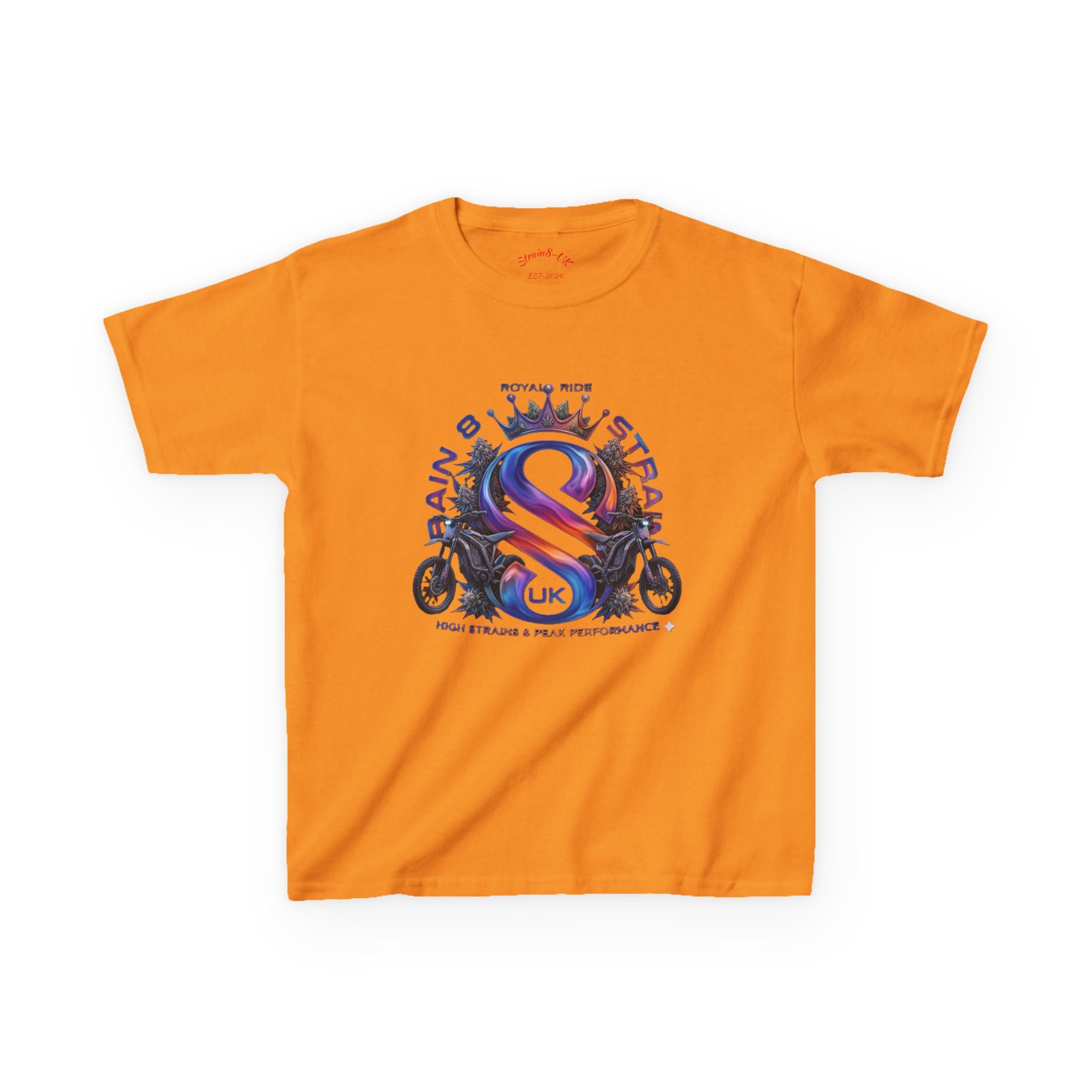 Kids E-Bike Team S8-UK Tee — E-Bike Motorcycle Graphic