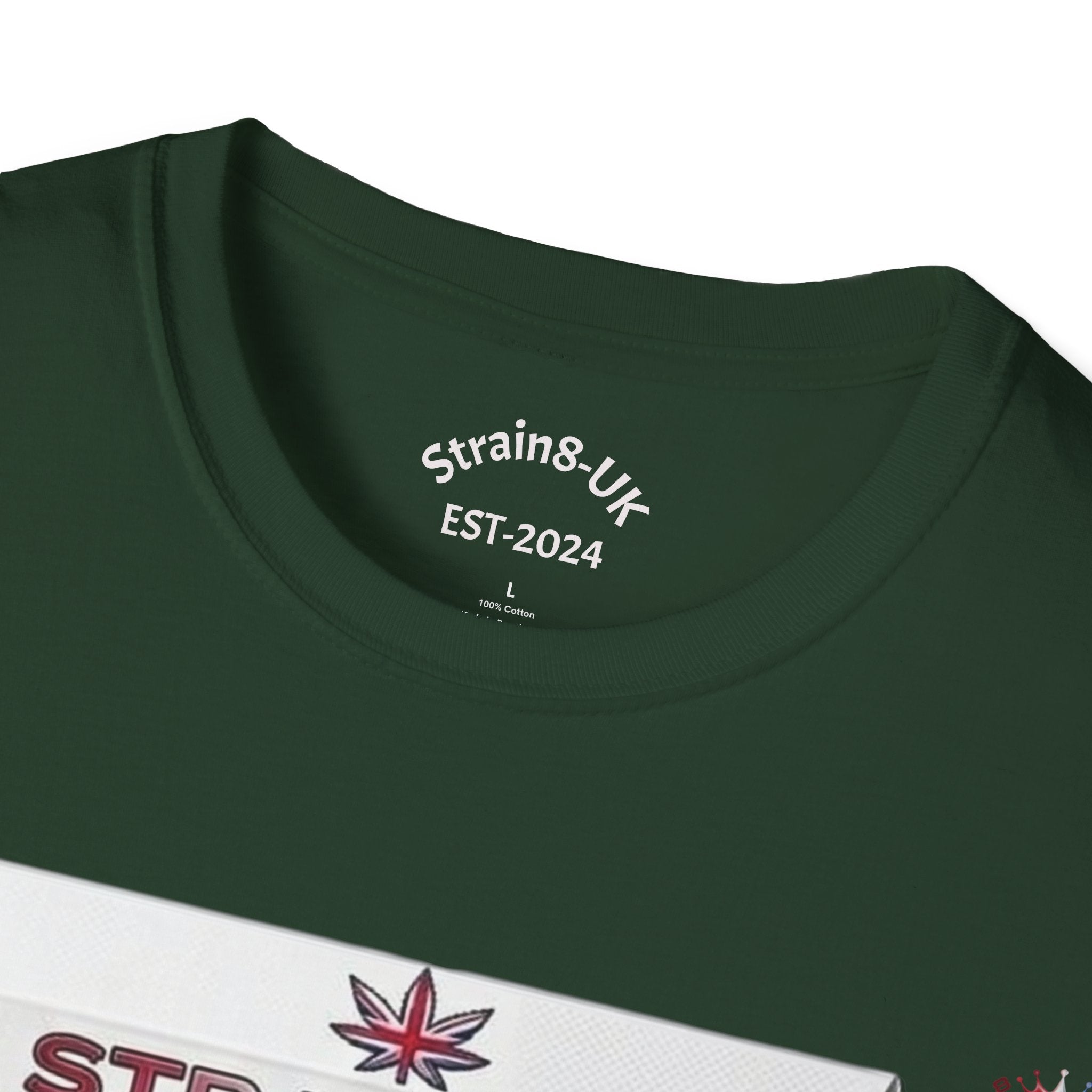 Strain8-UK Rizla box high quality T-Shirt design S8-UK Logo mixed in Tee