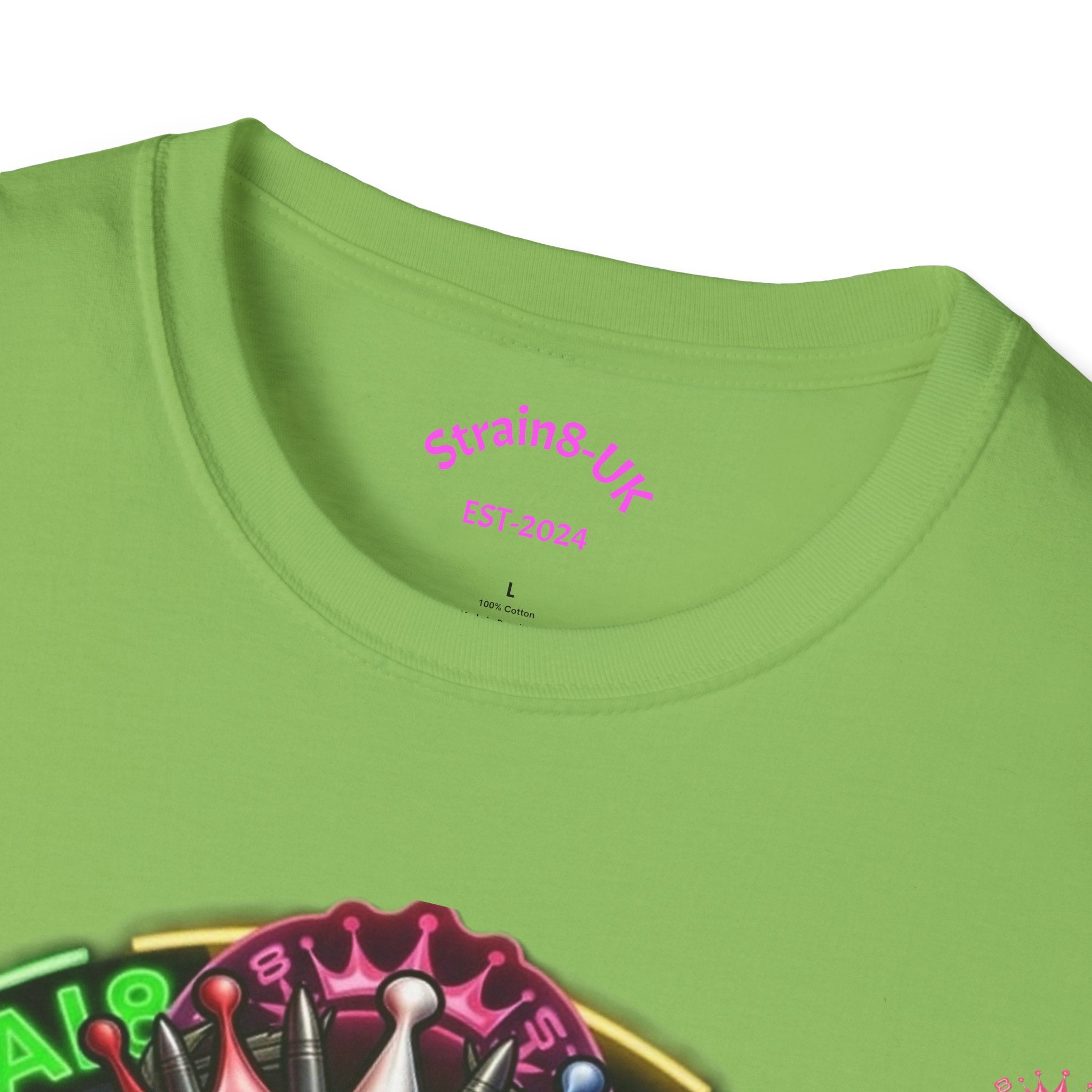 Strain8-UK Ted&Fred Special UK Logo T-Shirt — Cannabis Emblem Graphic Tee