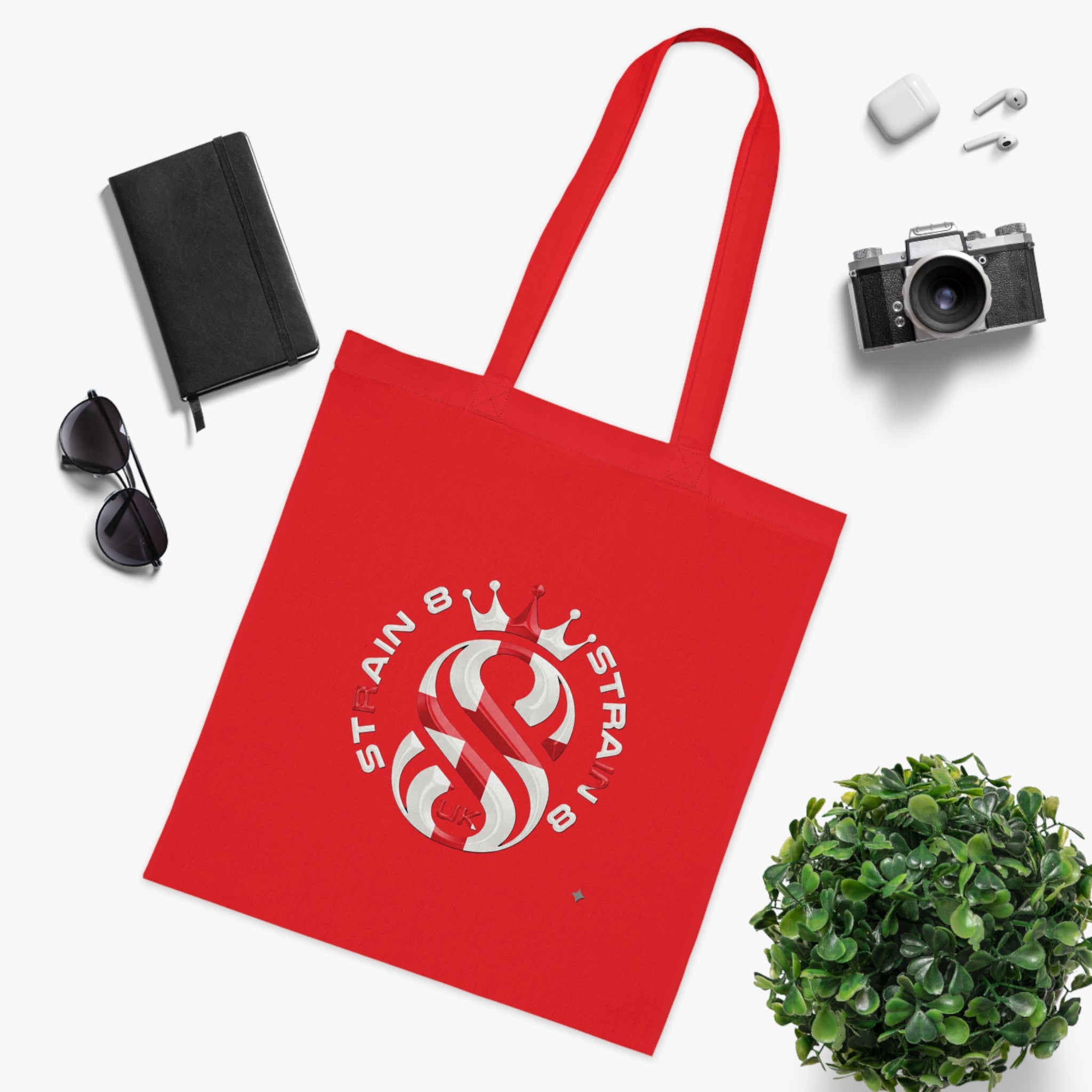 Strain8 Dreams Cotton Tote — S8-UK Logo Eco Bag
