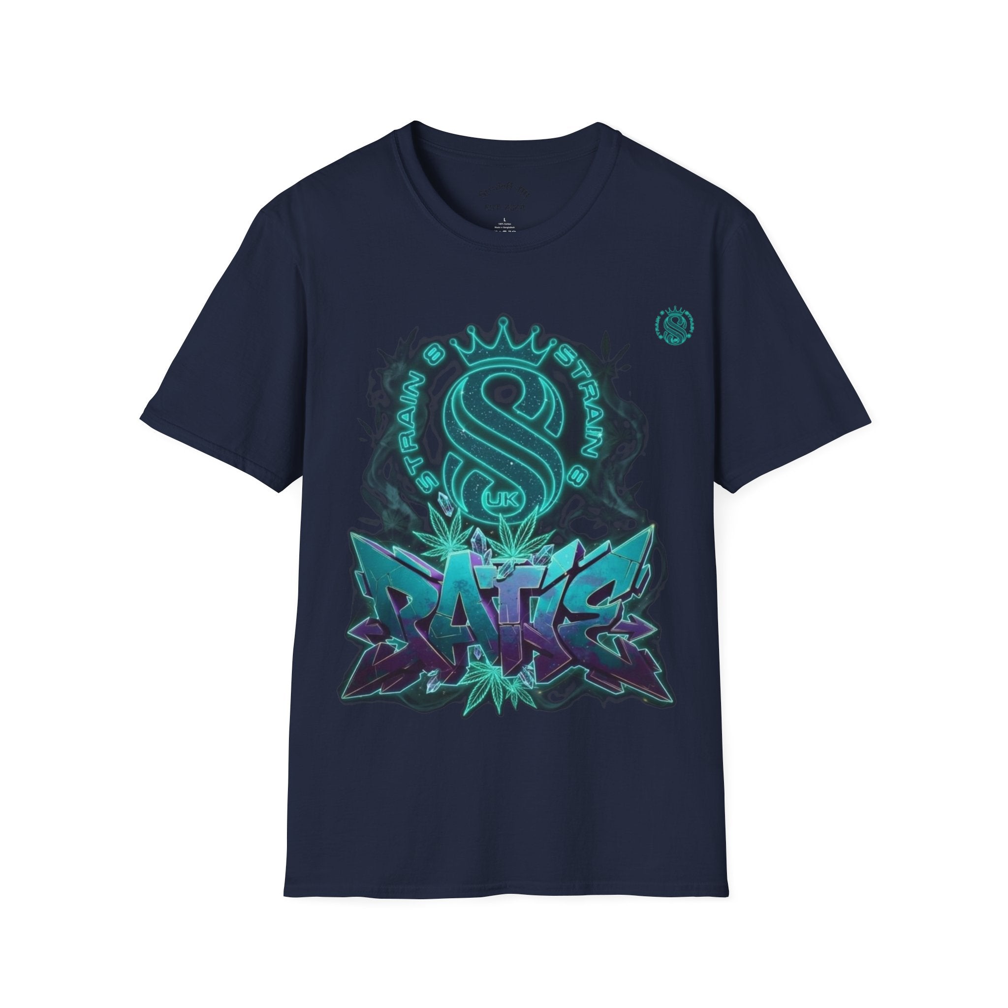 Graffiti RATIE, S8-UK Logo Crew T-Shirt — Teal S8-UK, Graffiti  Street Art Tee