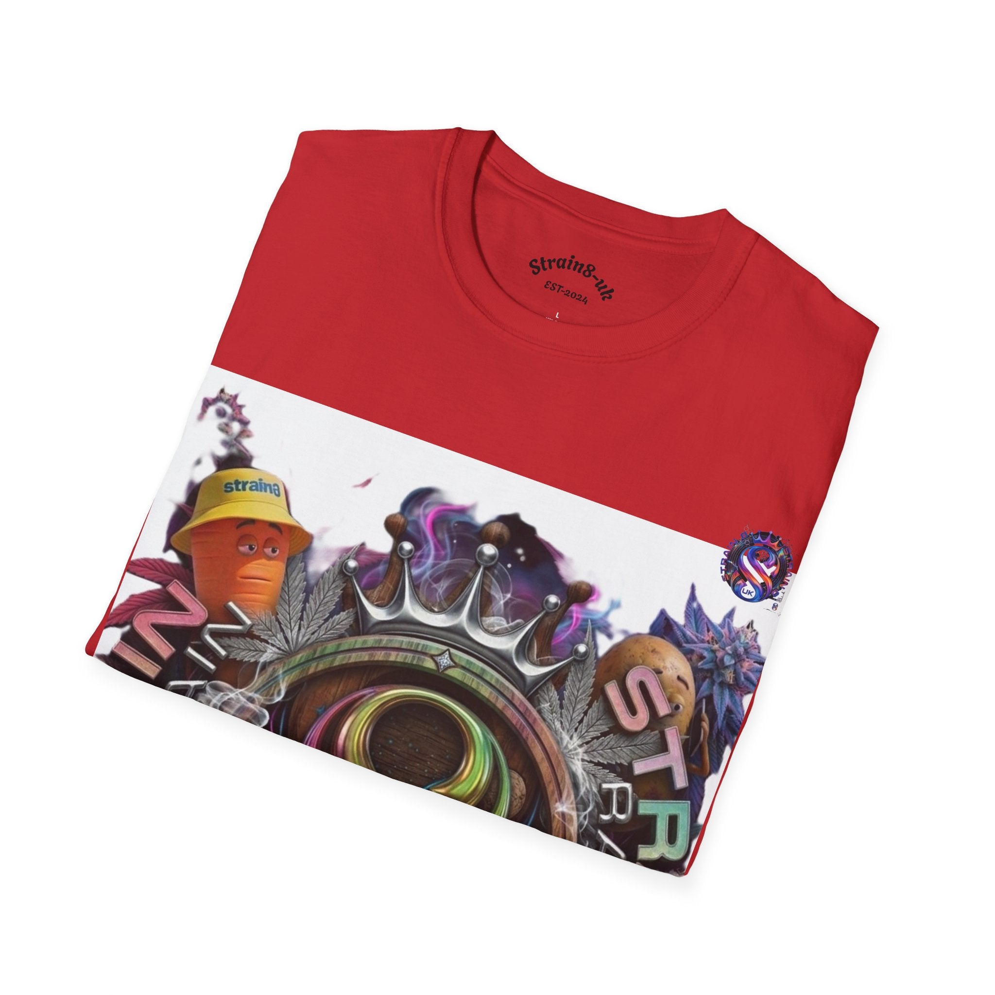 Graffiti Skate Strain8-UK Logo Original Logo T-Shirt — 'High Grade' Streetwear Graphic Tee