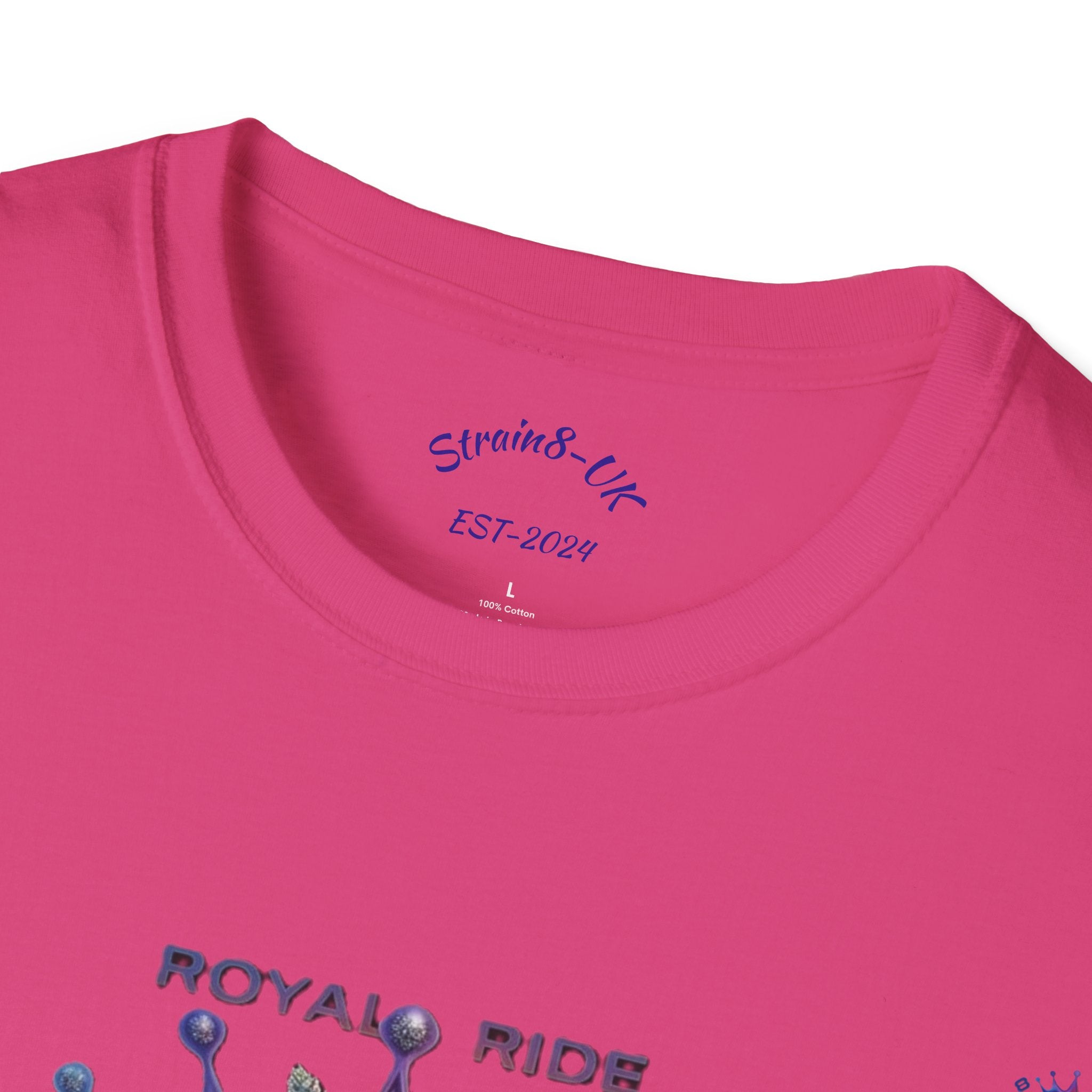 Royal Strain8-UK  Graphic T-Shirt — Bold Crowned "S8-UK" E-Bike Logo Tee