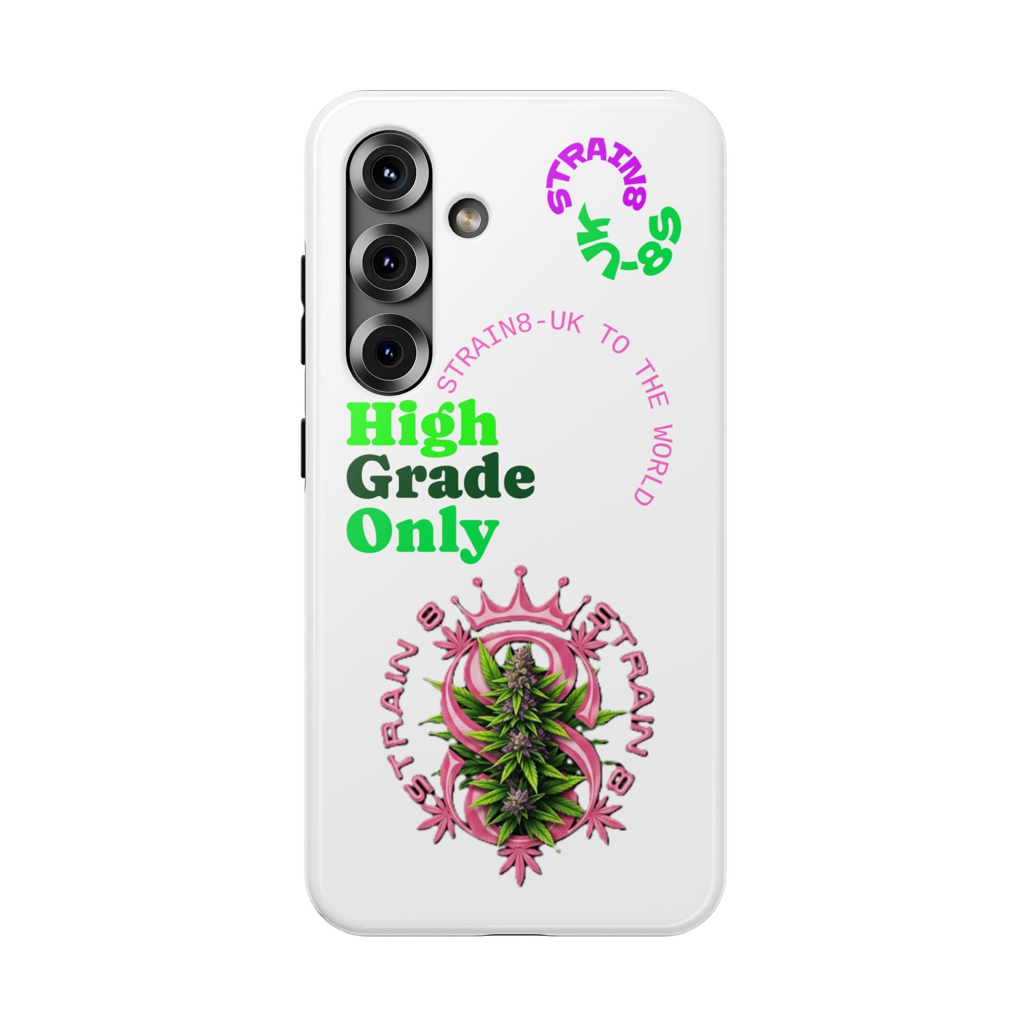 Impact-Resistant Phone Case —Strain8-UK  "High Grade Only"