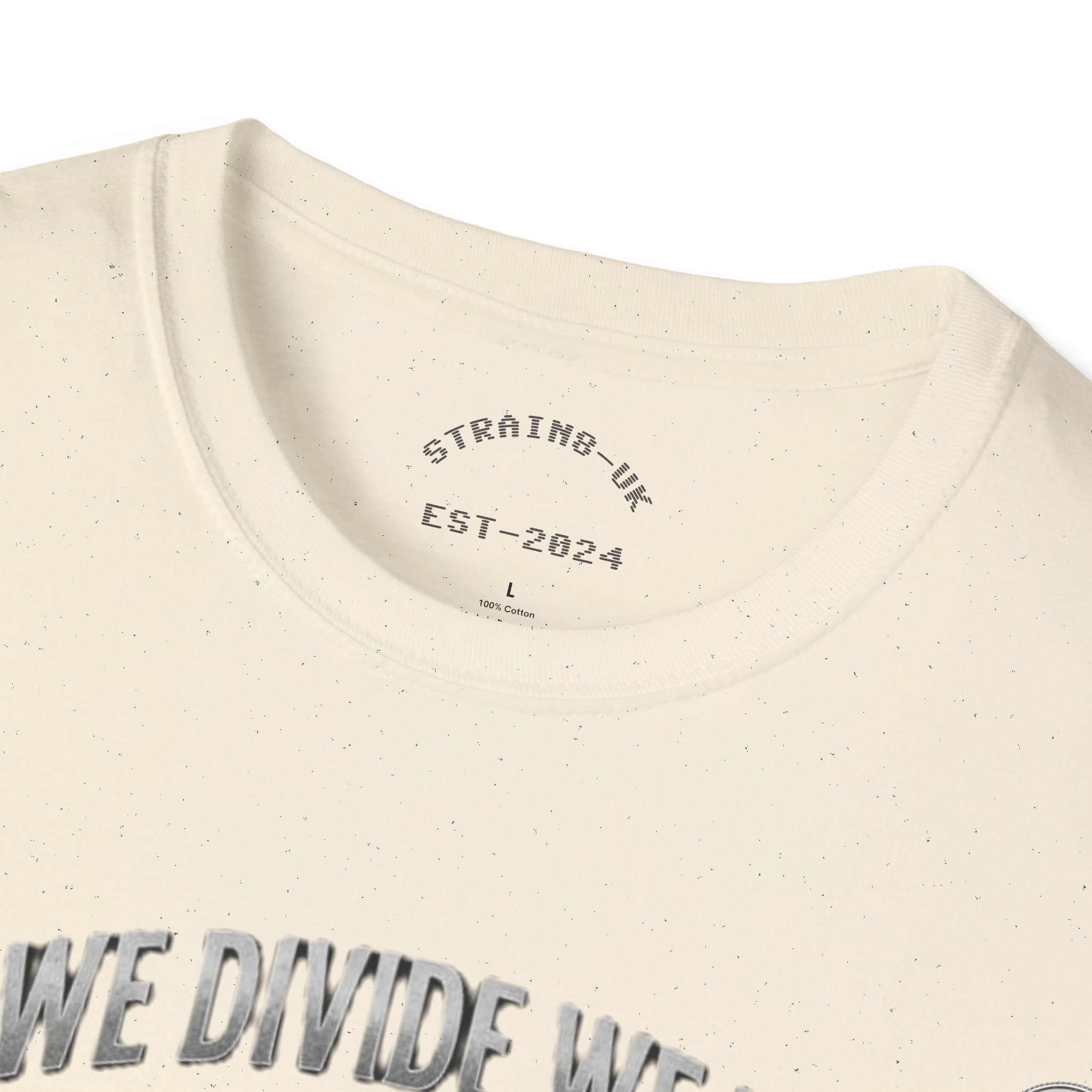 Strain8-UK If We Divide We Fall T-Shirt — Vintage Union Solidarity Graphic Tee