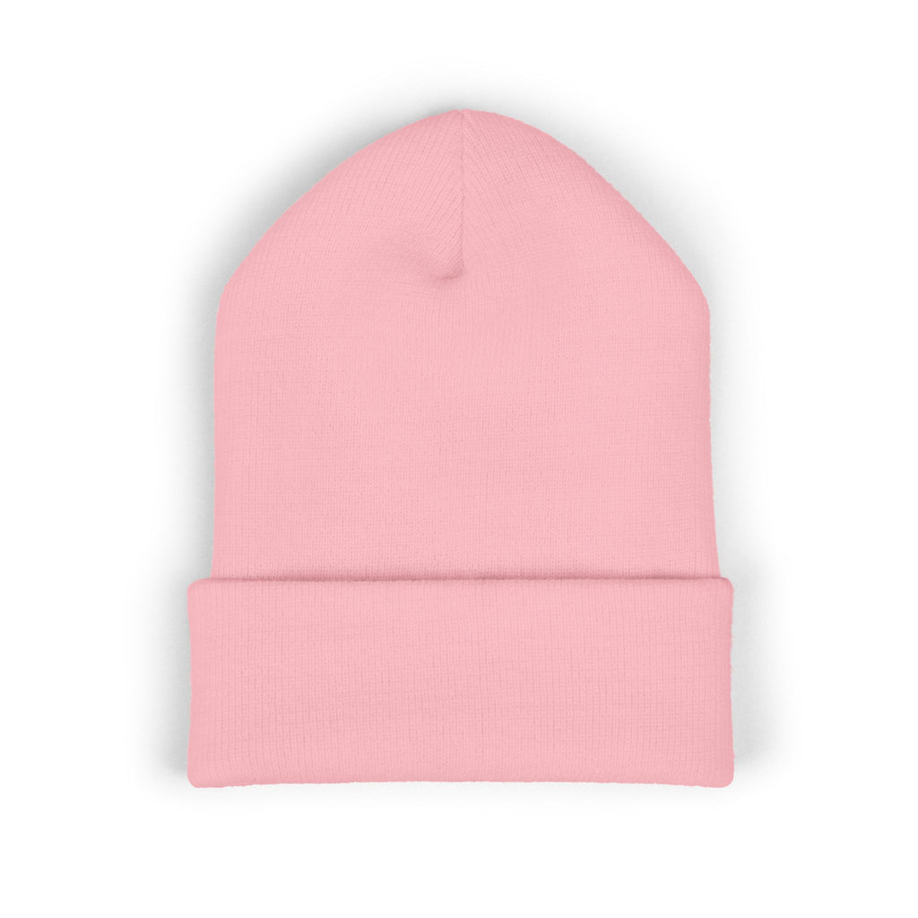 Embroidered Graffiti S8-UK Logo Cuffed Beanie — Cozy Knit Winter Hat