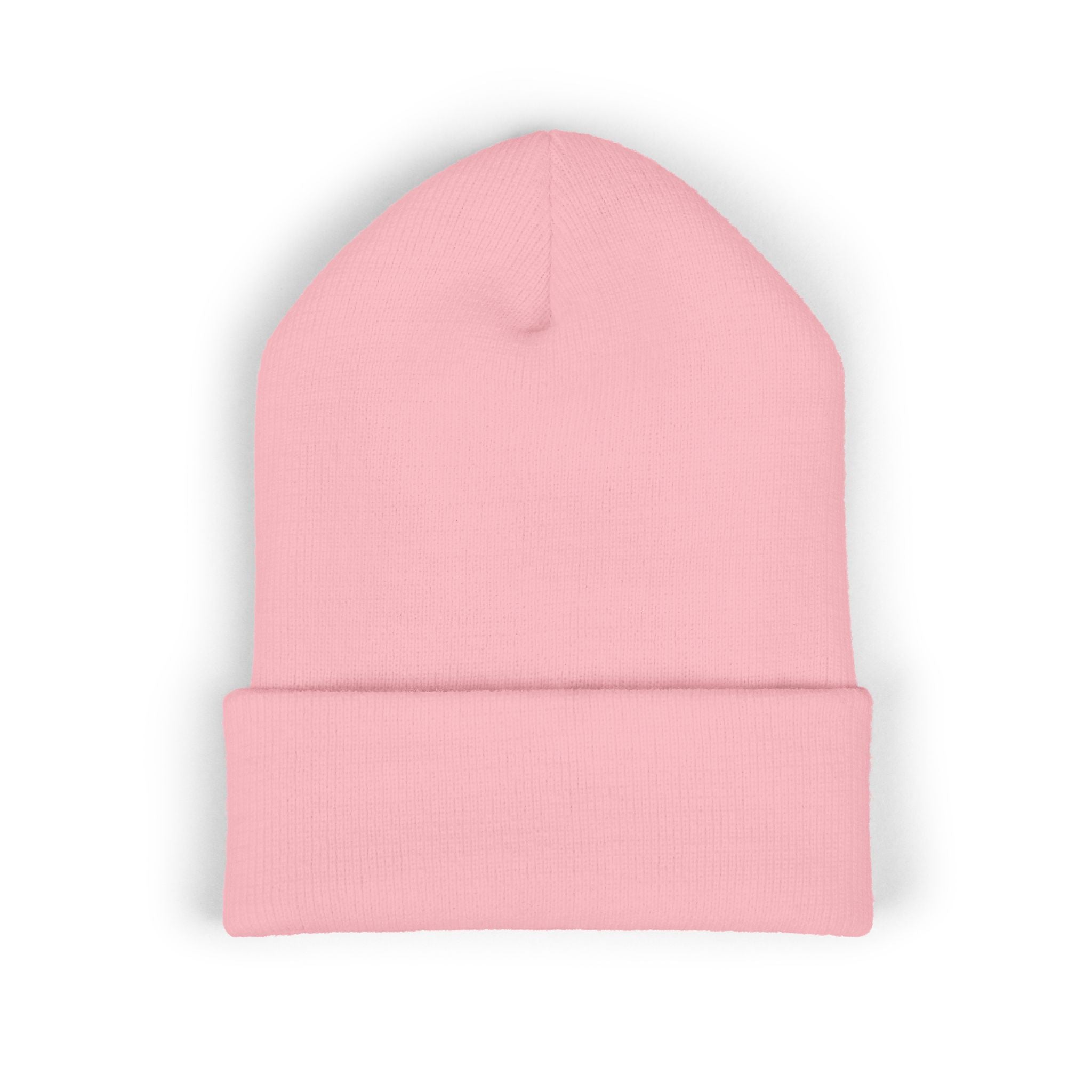Embroidered Graffiti S8-UK Logo Cuffed Beanie — Cozy Knit Winter Hat