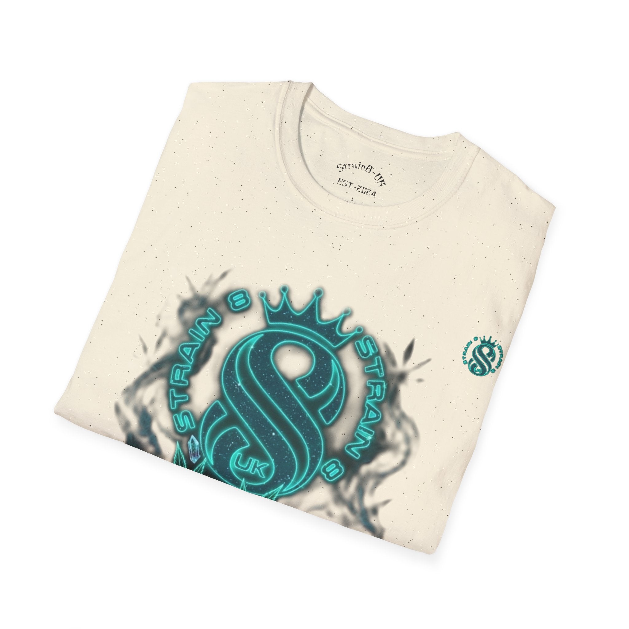 Graffiti RATIE, S8-UK Logo Crew T-Shirt — Teal S8-UK, Graffiti  Street Art Tee