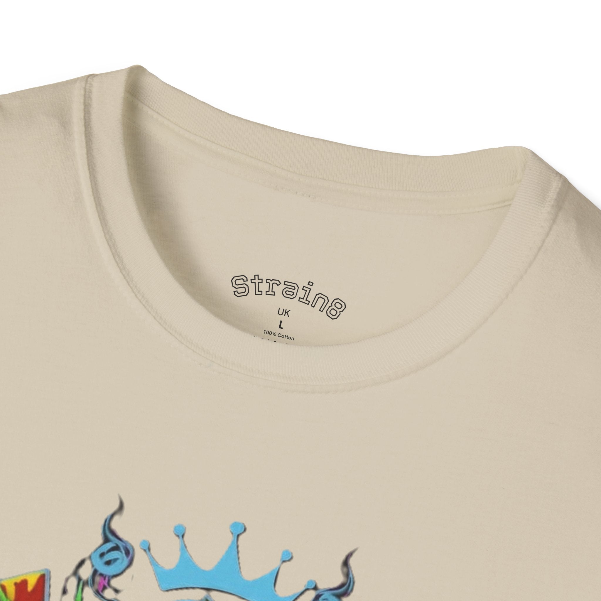 Graffiti Leaf S8-UK T-Shirt — Colorful Street Art Tee
