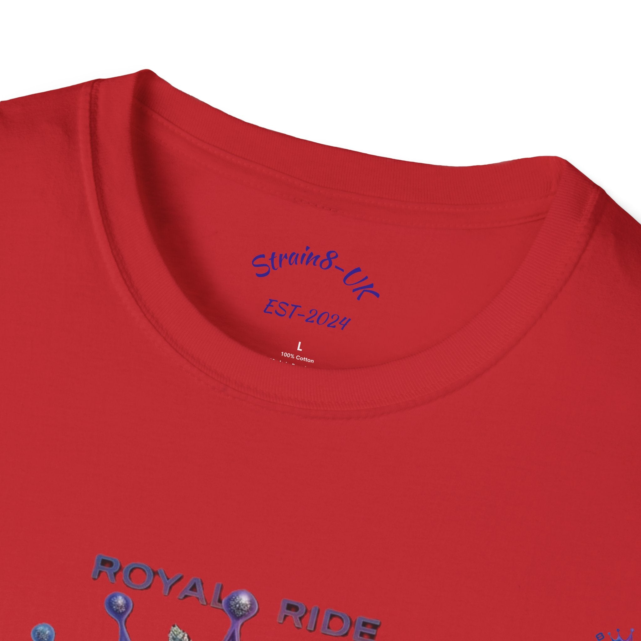 Royal Strain8-UK  Graphic T-Shirt — Bold Crowned "S8-UK" E-Bike Logo Tee
