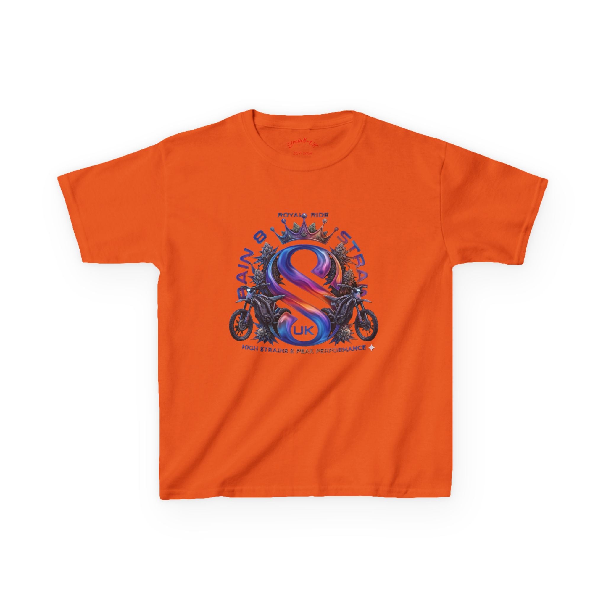Kids E-Bike Team S8-UK Tee — E-Bike Motorcycle Graphic