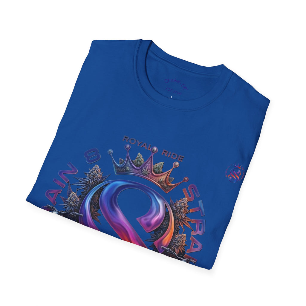 Royal Strain8-UK  Graphic T-Shirt — Bold Crowned "S8-UK" E-Bike Logo Tee