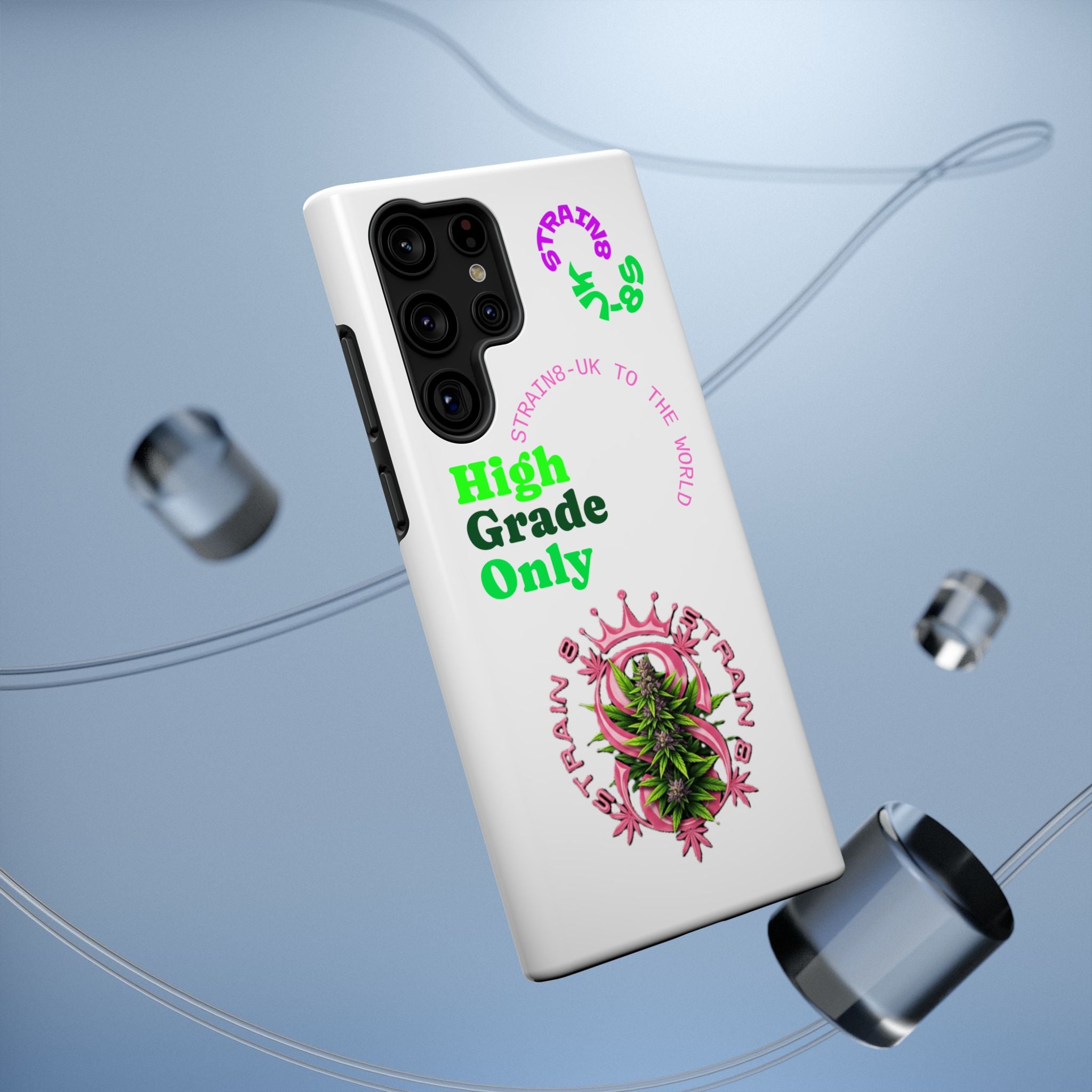 Impact-Resistant Phone Case —Strain8-UK  "High Grade Only"