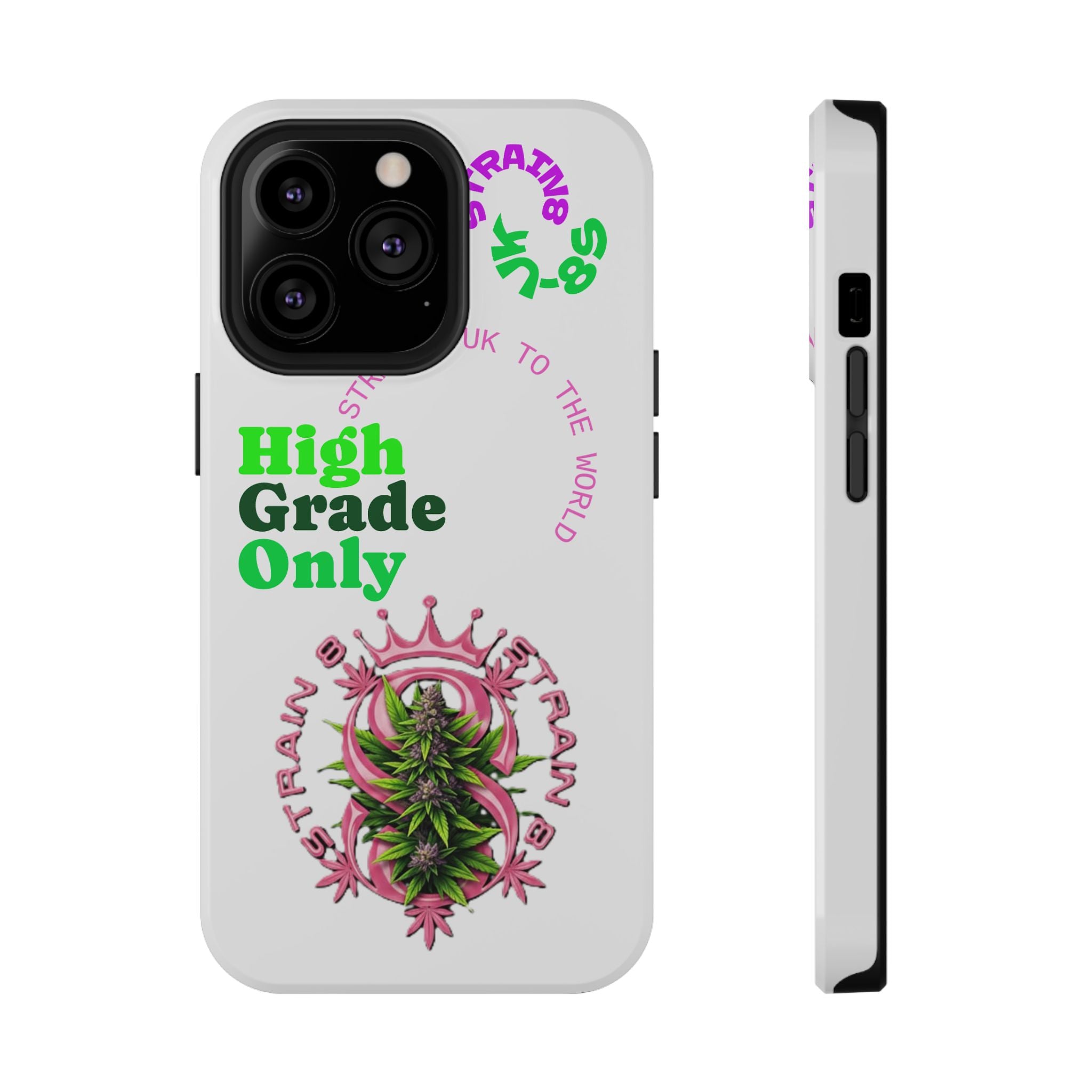 Impact-Resistant Phone Case —Strain8-UK  "High Grade Only"