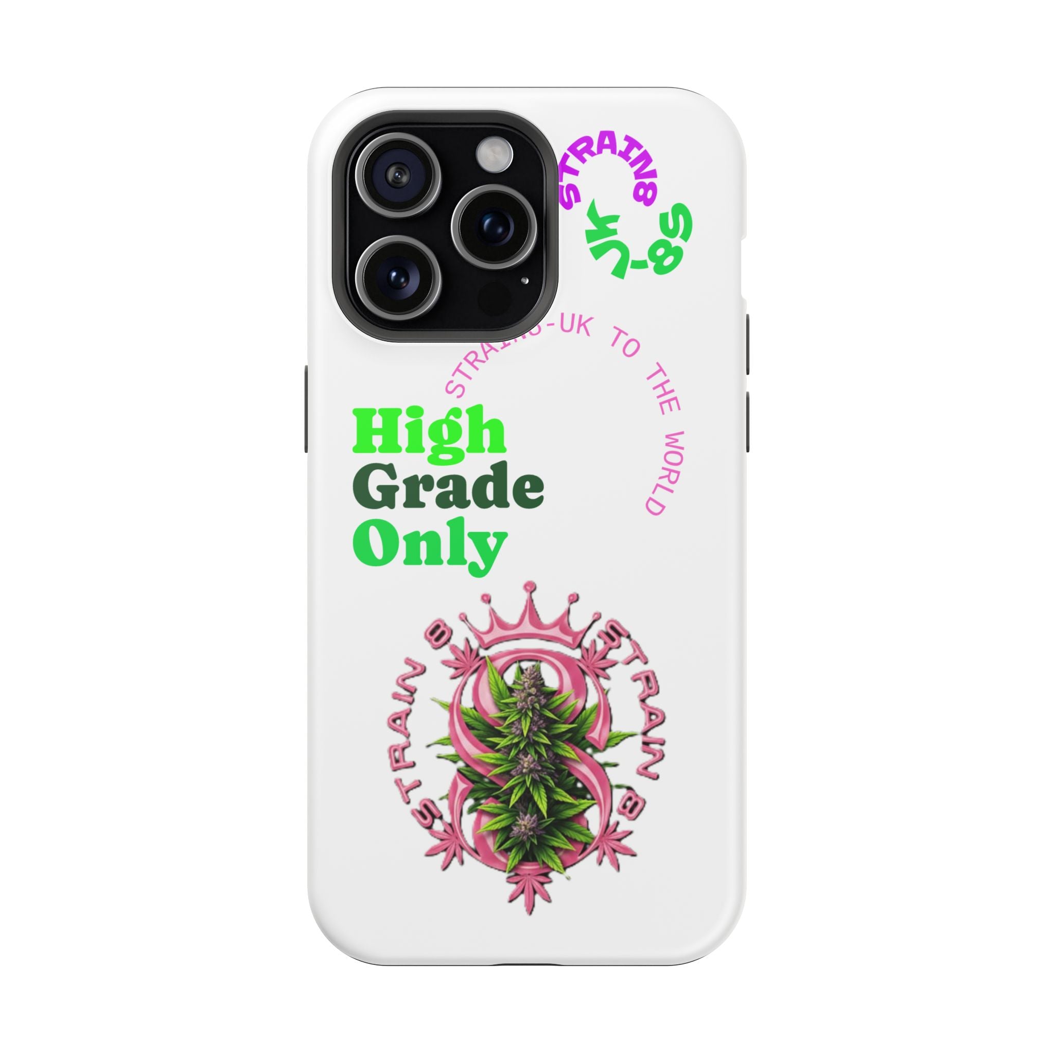 Impact-Resistant Phone Case —Strain8-UK  "High Grade Only"