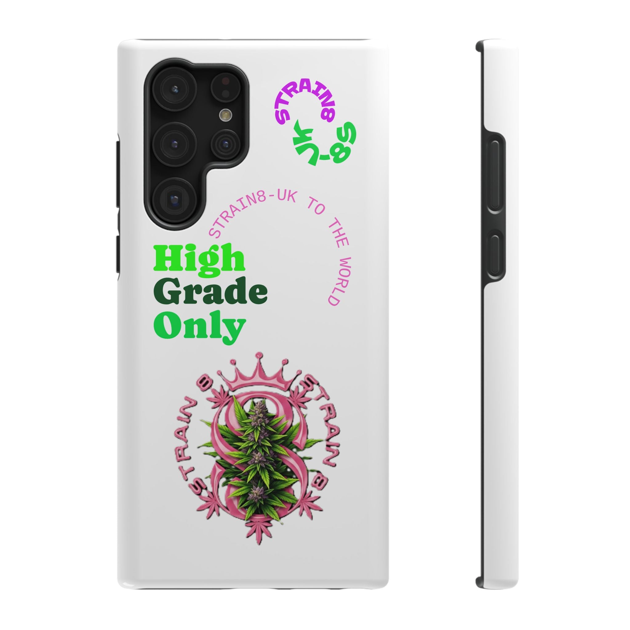 Impact-Resistant Phone Case —Strain8-UK  "High Grade Only"