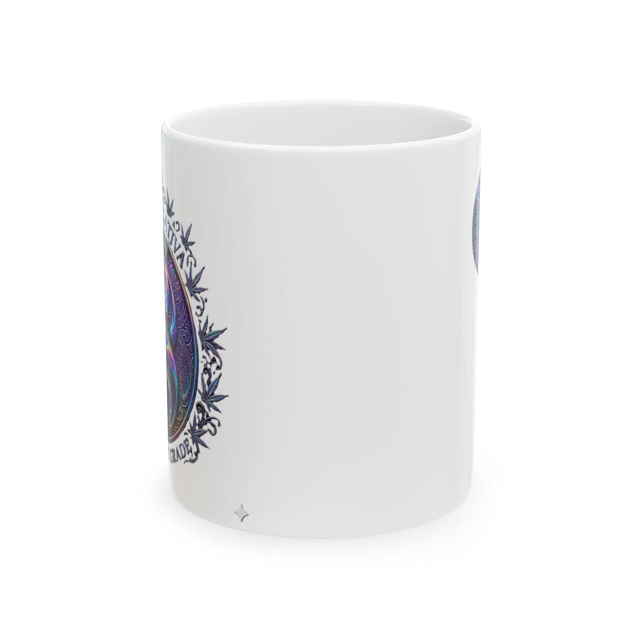 Strain8-UK Psycodelic  Ceramic Mug — Sativa Lover Coffee Cup (11oz & 15oz)