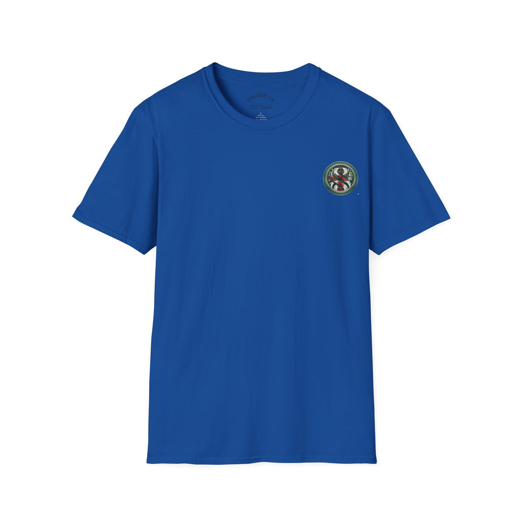 Strain8-UK Watch Face Design T‑Shirt — Nautical Travel Vibes In Emerald Green