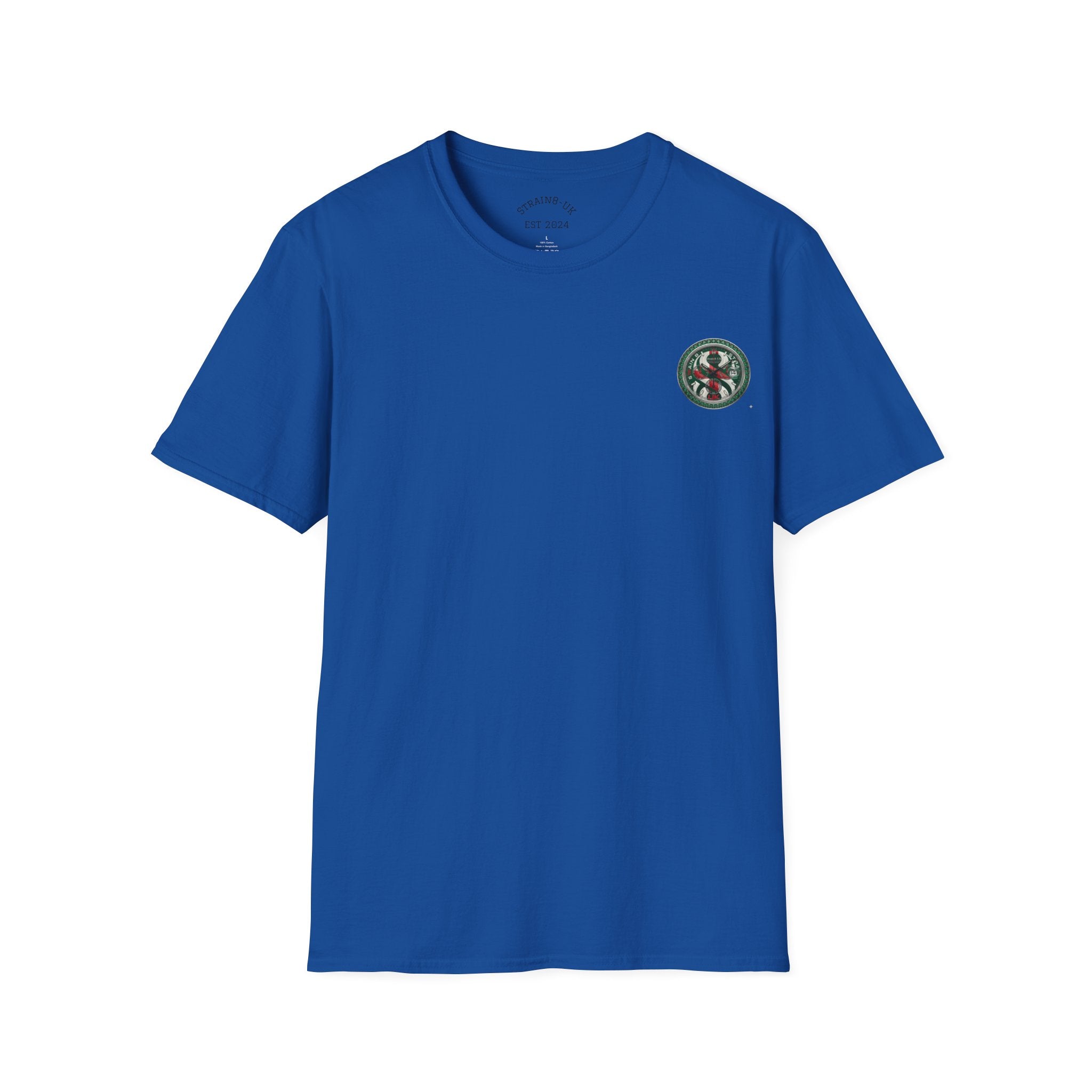 Strain8-UK Watch Face Design T‑Shirt — Nautical Travel Vibes In Emerald Green