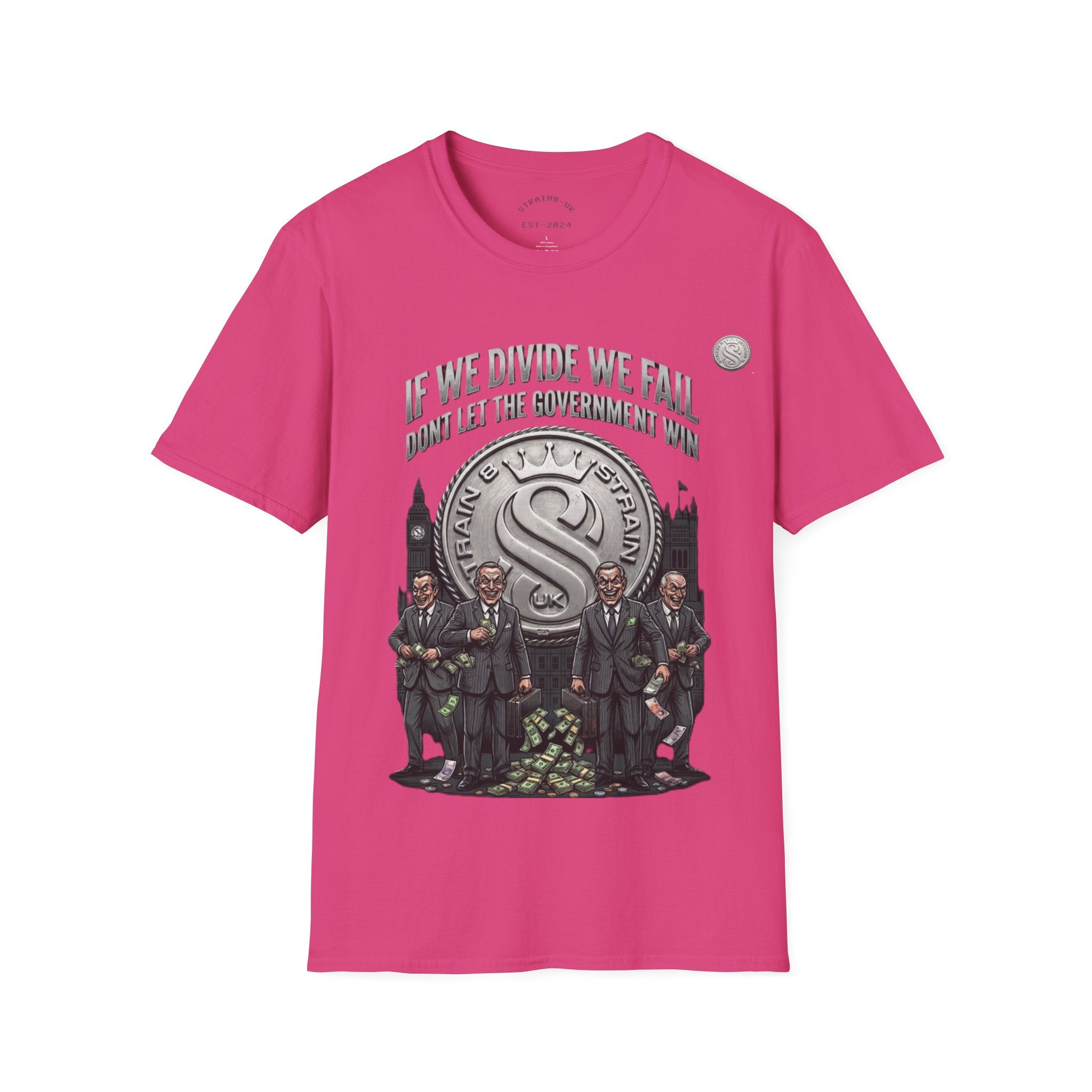 Strain8-UK If We Divide We Fall T-Shirt — Vintage Union Solidarity Graphic Tee
