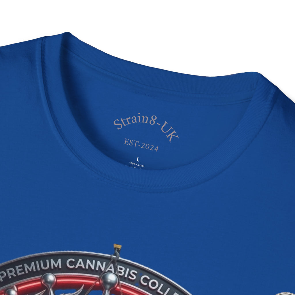 Strain8-UK Under construction T-Shirt — S8-UK in design Crest Design