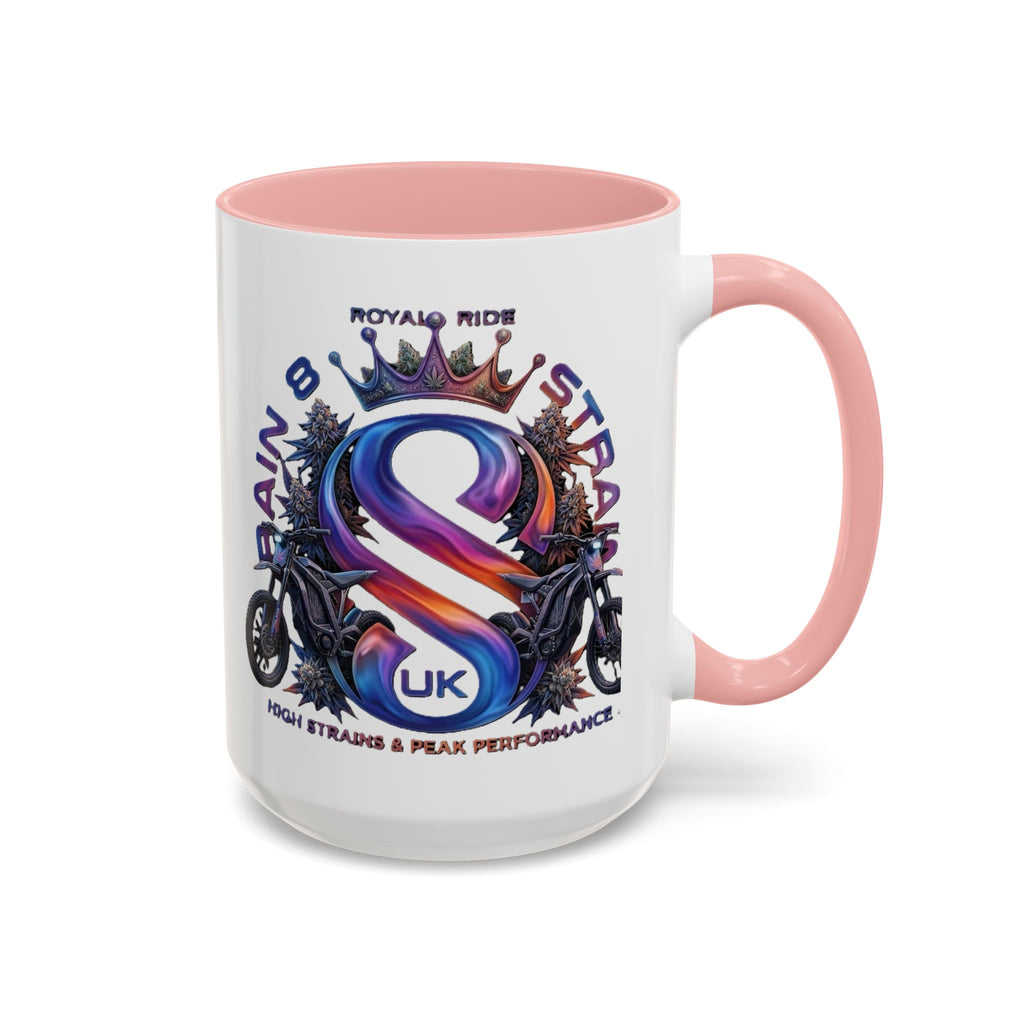 Royal Ride Strain8-UK Accent Coffee Mug – E-Bike Logo 11/15oz