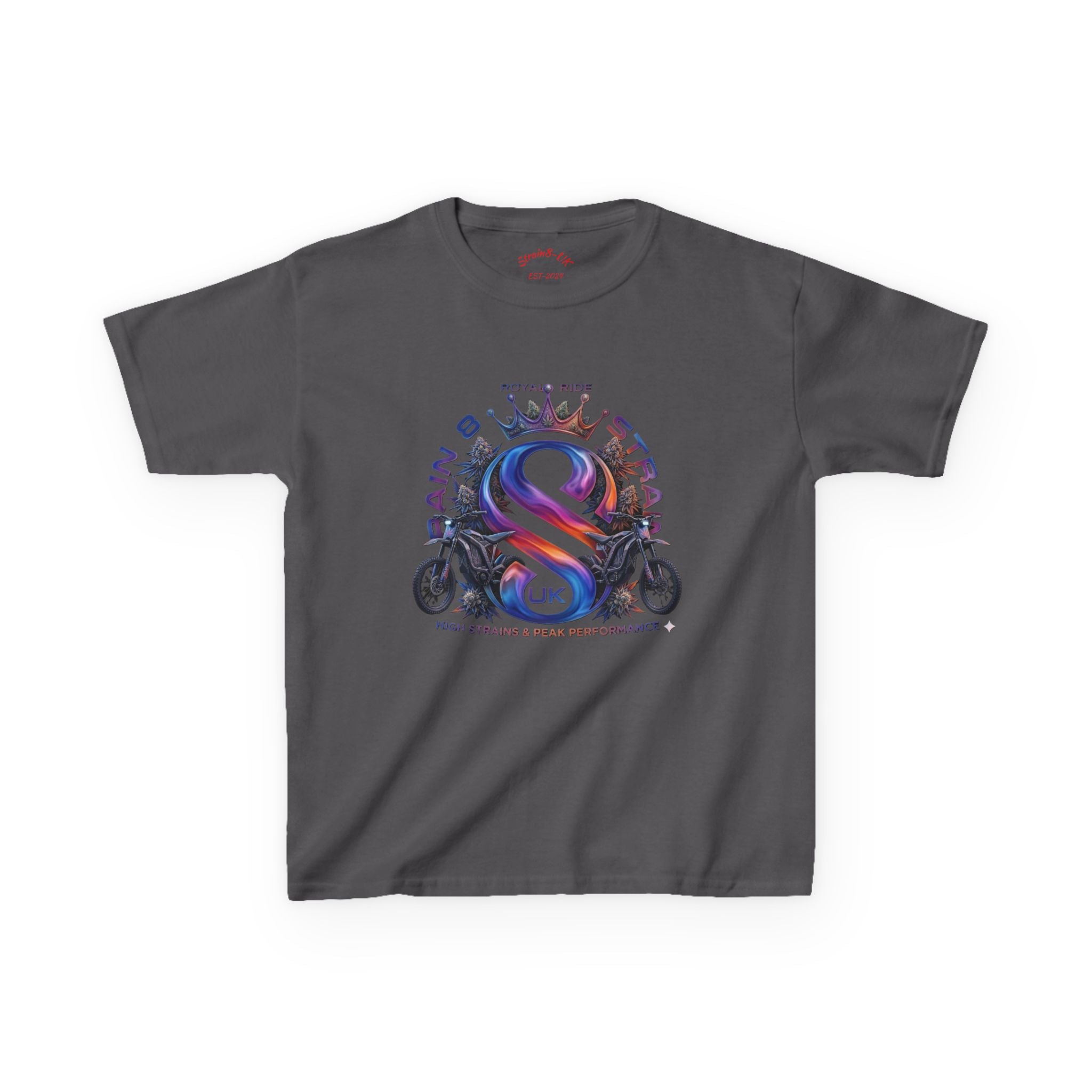 Kids E-Bike Team S8-UK Tee — E-Bike Motorcycle Graphic
