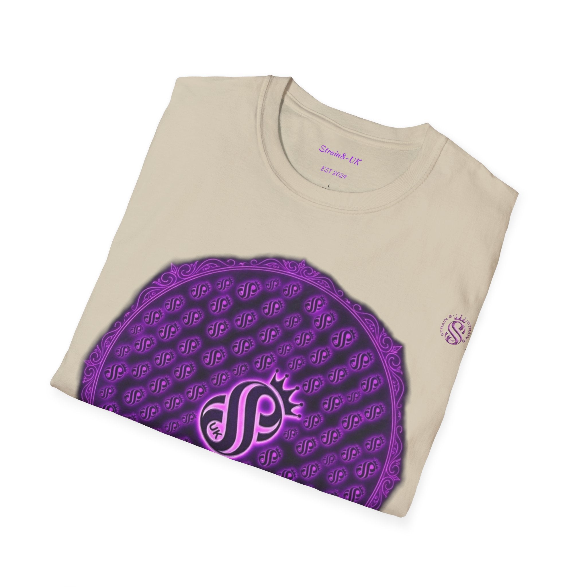 Reign Supreme Purple Medallion T-Shirt — Reign Supreme Est. 2024 Graphic Tee