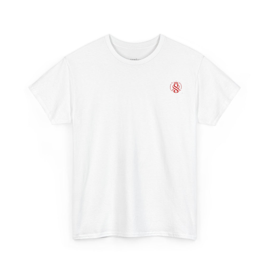 Strain8-UK Graphic Tee — "Don’t Mind the Smell I’m All About Green Peace" Retro Pixel Design