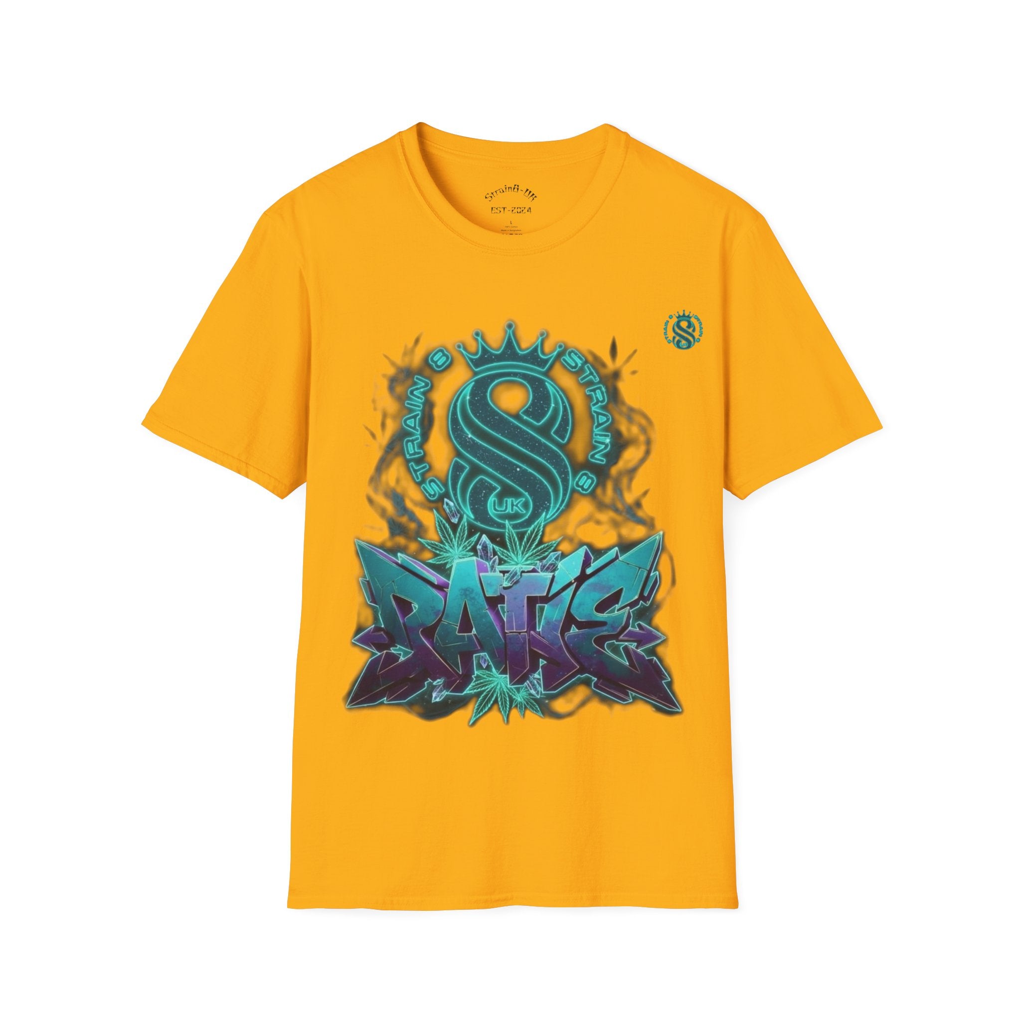 Graffiti RATIE, S8-UK Logo Crew T-Shirt — Teal S8-UK, Graffiti  Street Art Tee