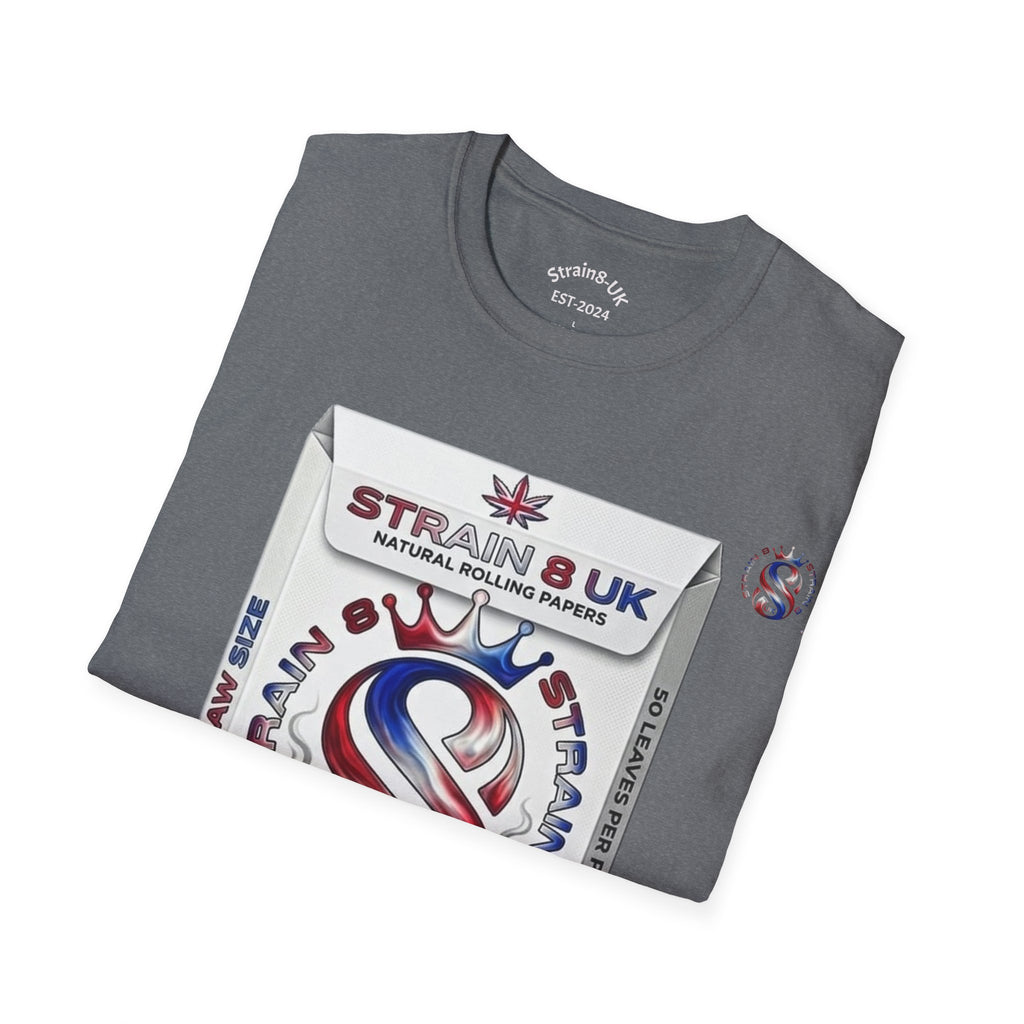 Strain8-UK Rizla box high quality T-Shirt design S8-UK Logo mixed in Tee