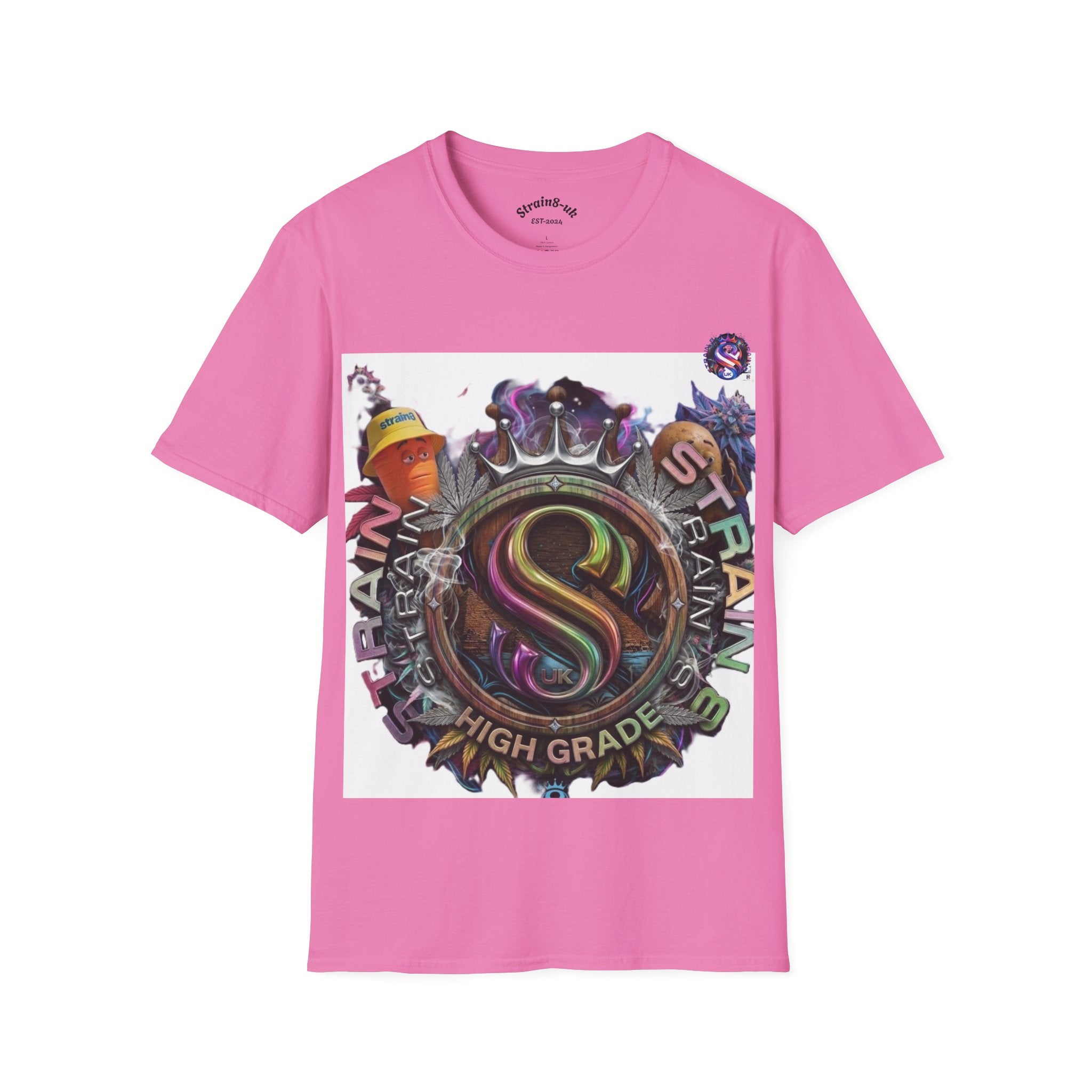 Graffiti Skate Strain8-UK Logo Original Logo T-Shirt — 'High Grade' Streetwear Graphic Tee