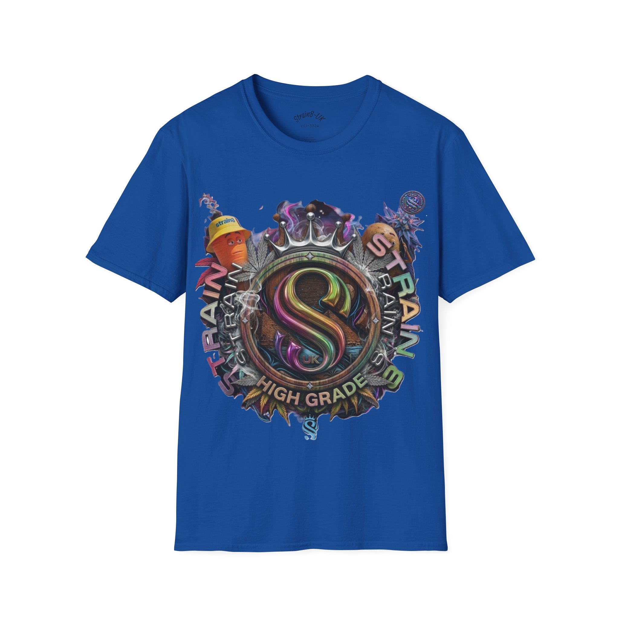 High Grade Strain8-UK Original  Logo Graphic T-Shirt Ted&Fred