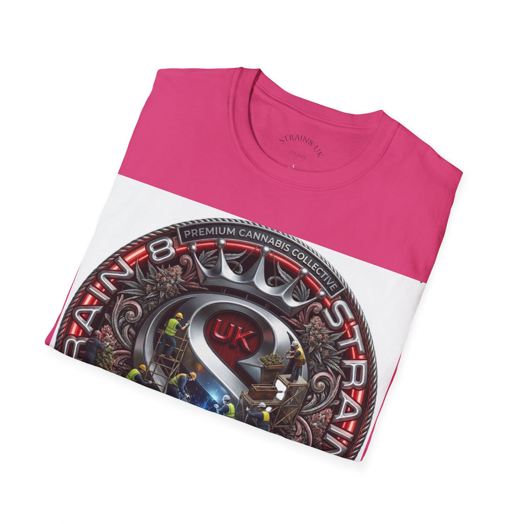 Strain8-UK  Audio Speaker Logo build Graphic T-Shirt