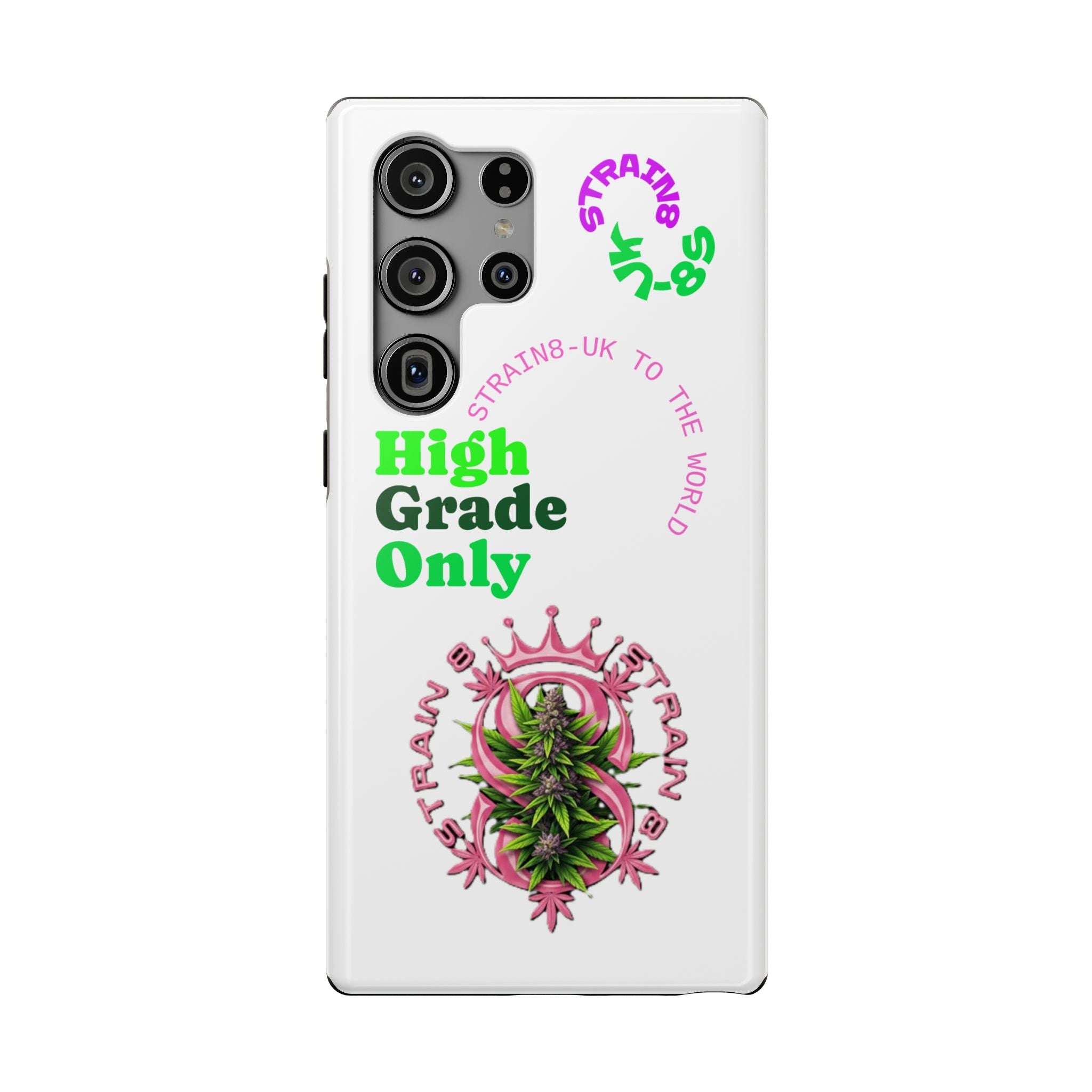 Impact-Resistant Phone Case —Strain8-UK  "High Grade Only"