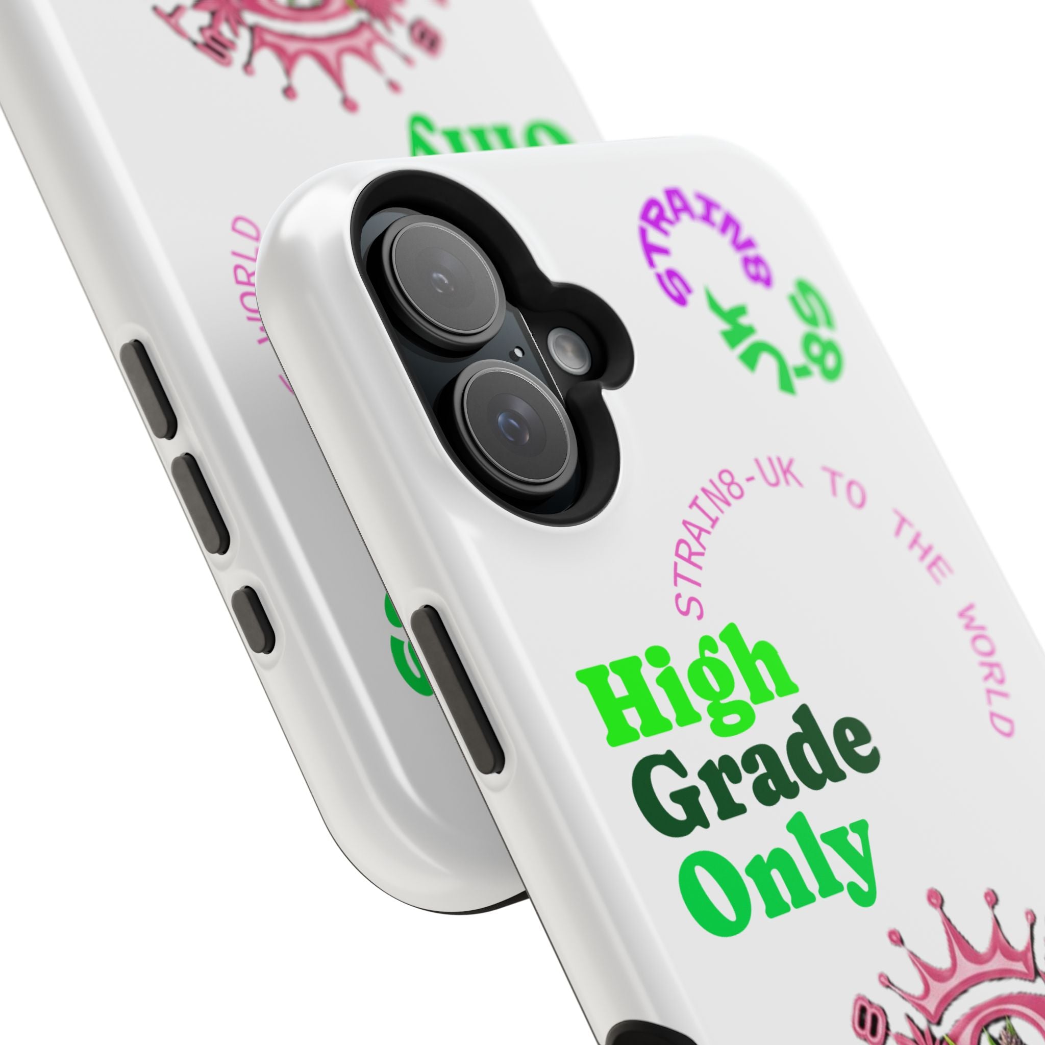 Impact-Resistant Phone Case —Strain8-UK  "High Grade Only"