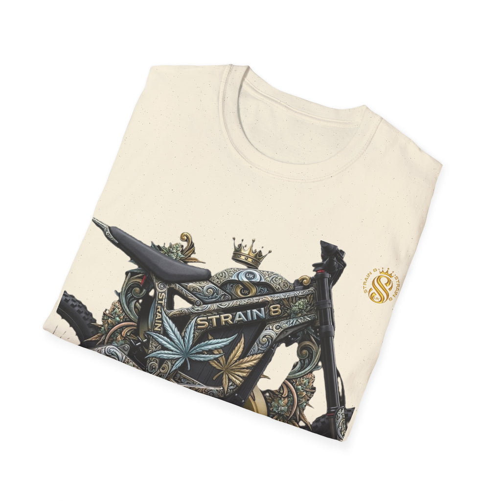 Motorcycle S8-UK Crown Graphic T-Shirt — Vintage Bike Emblem Tee