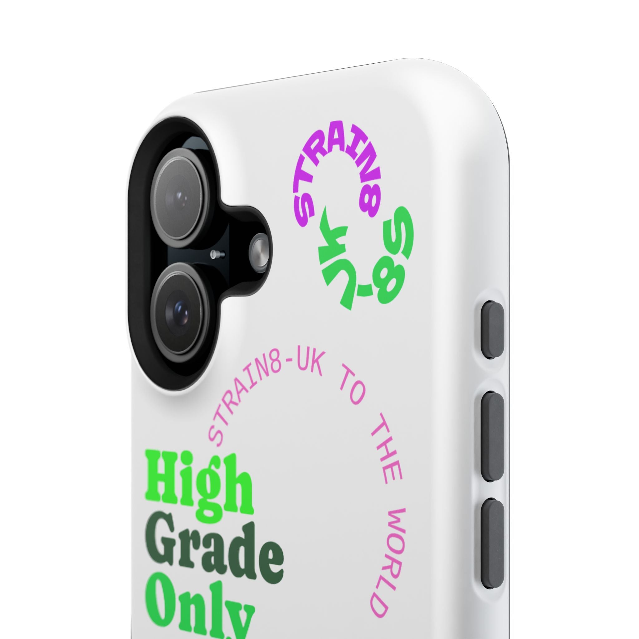 Impact-Resistant Phone Case —Strain8-UK  "High Grade Only"