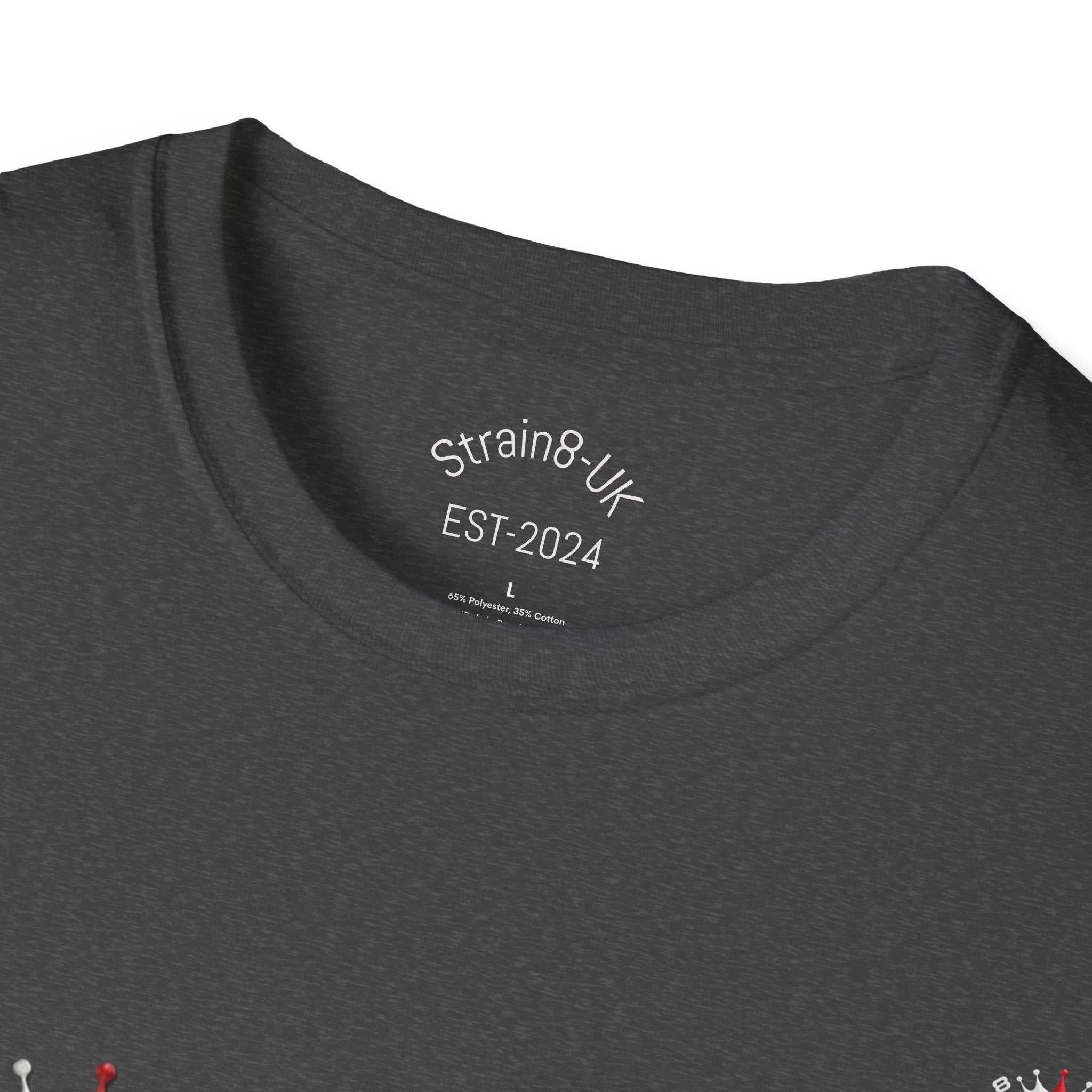 High Performance Strain8-UK Muscle Car T‑Shirt — Green Sports Car Graphic St George Cross Alloys Tee