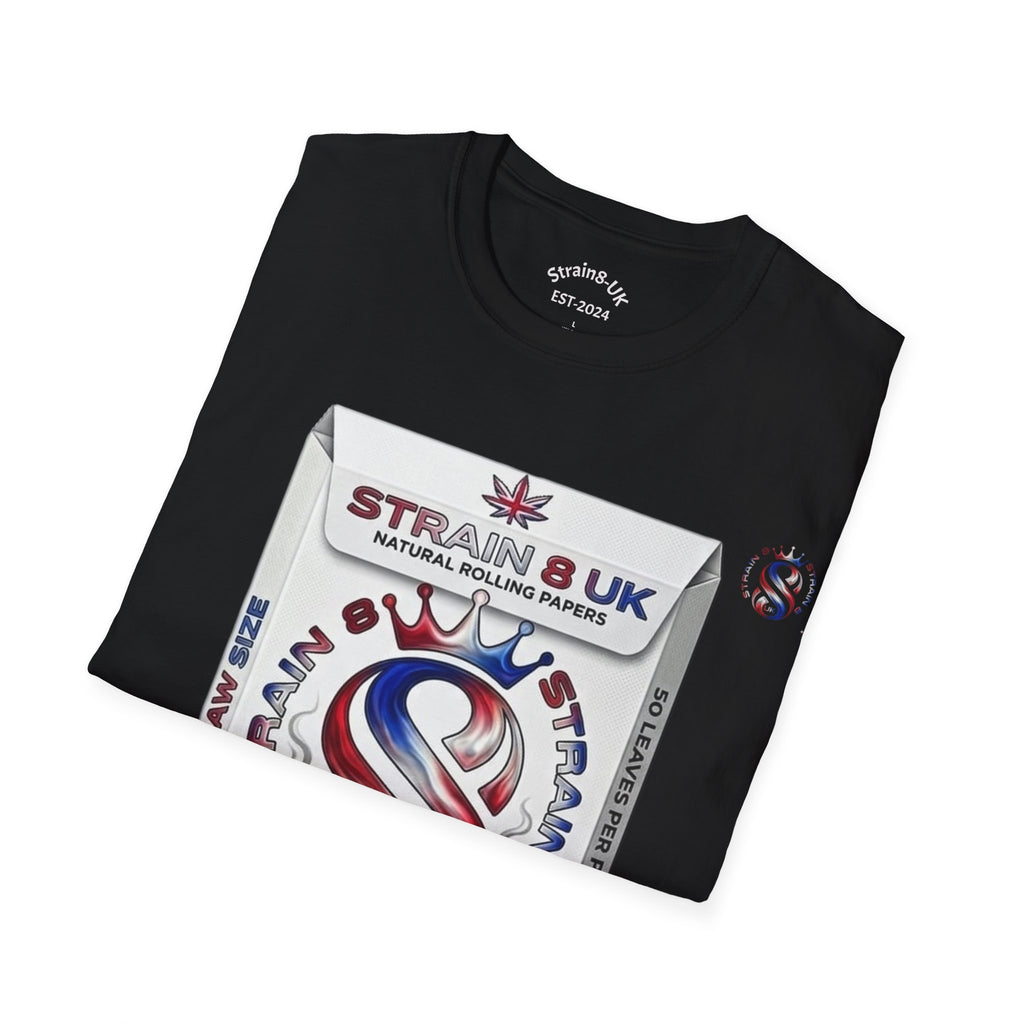 Strain8-UK Rizla box high quality T-Shirt design S8-UK Logo mixed in Tee