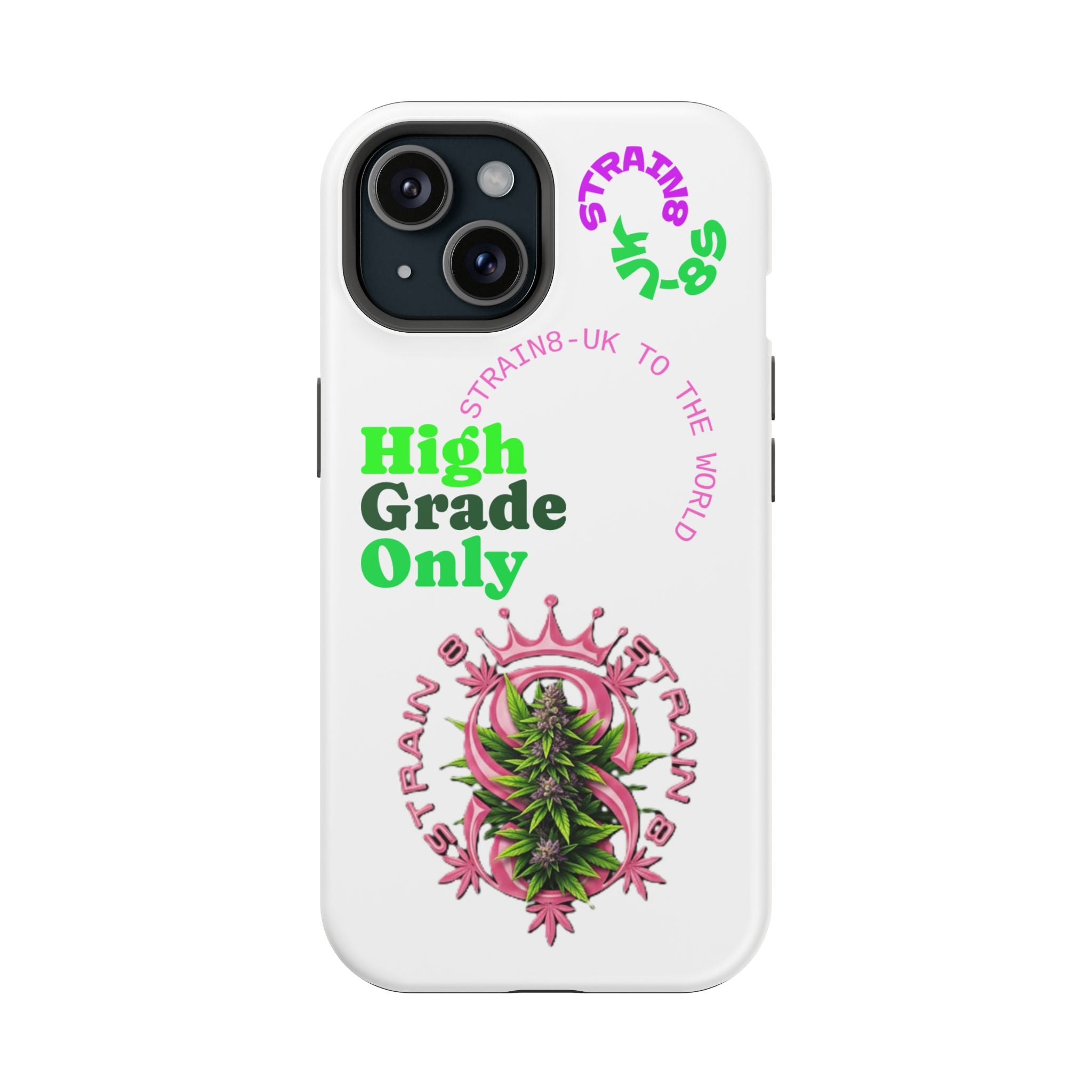 Impact-Resistant Phone Case —Strain8-UK  "High Grade Only"