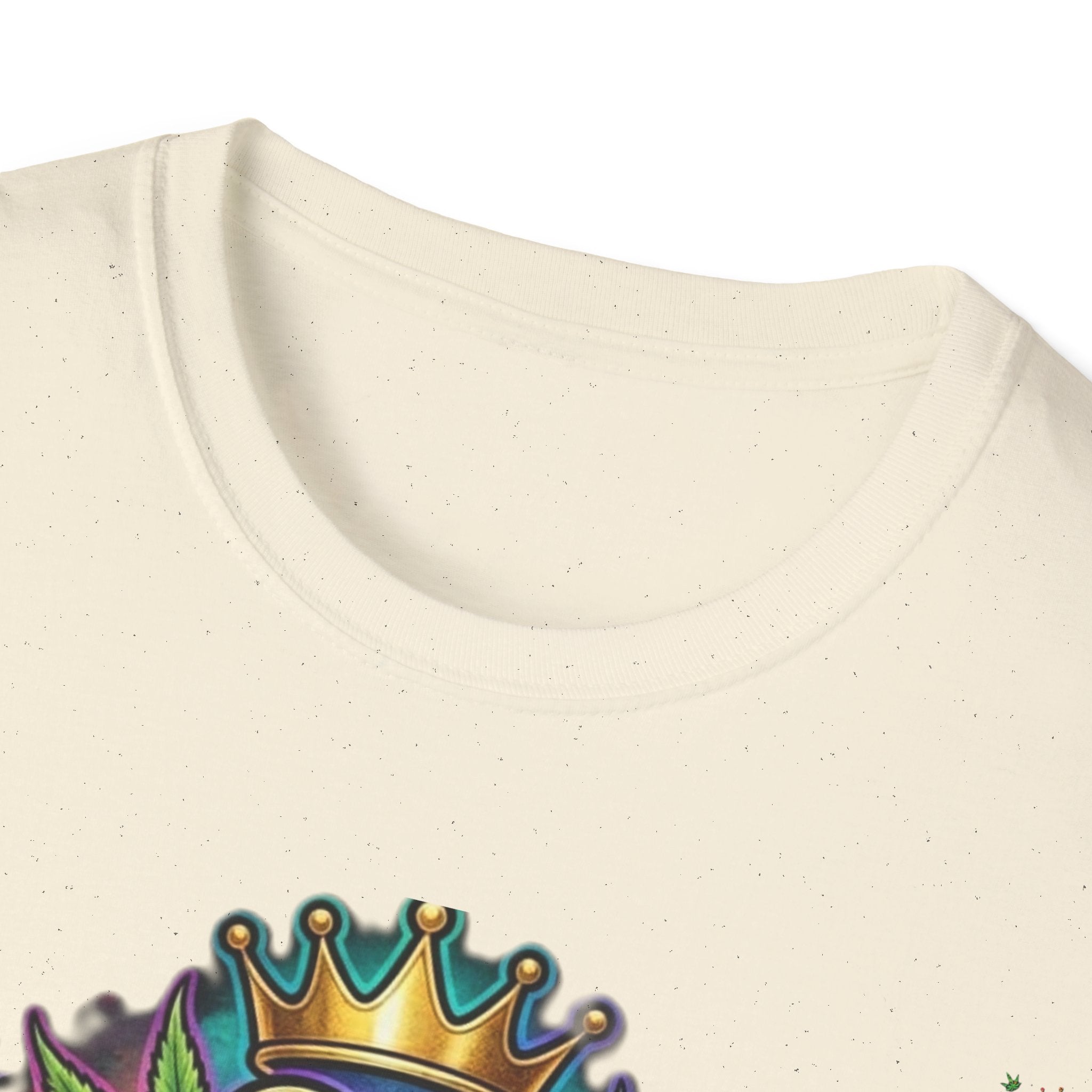 Mrs Always Right Cannabis Strain8-UK  T-Shirt - Colourful Crowned S8-UK Logo Leaf Design