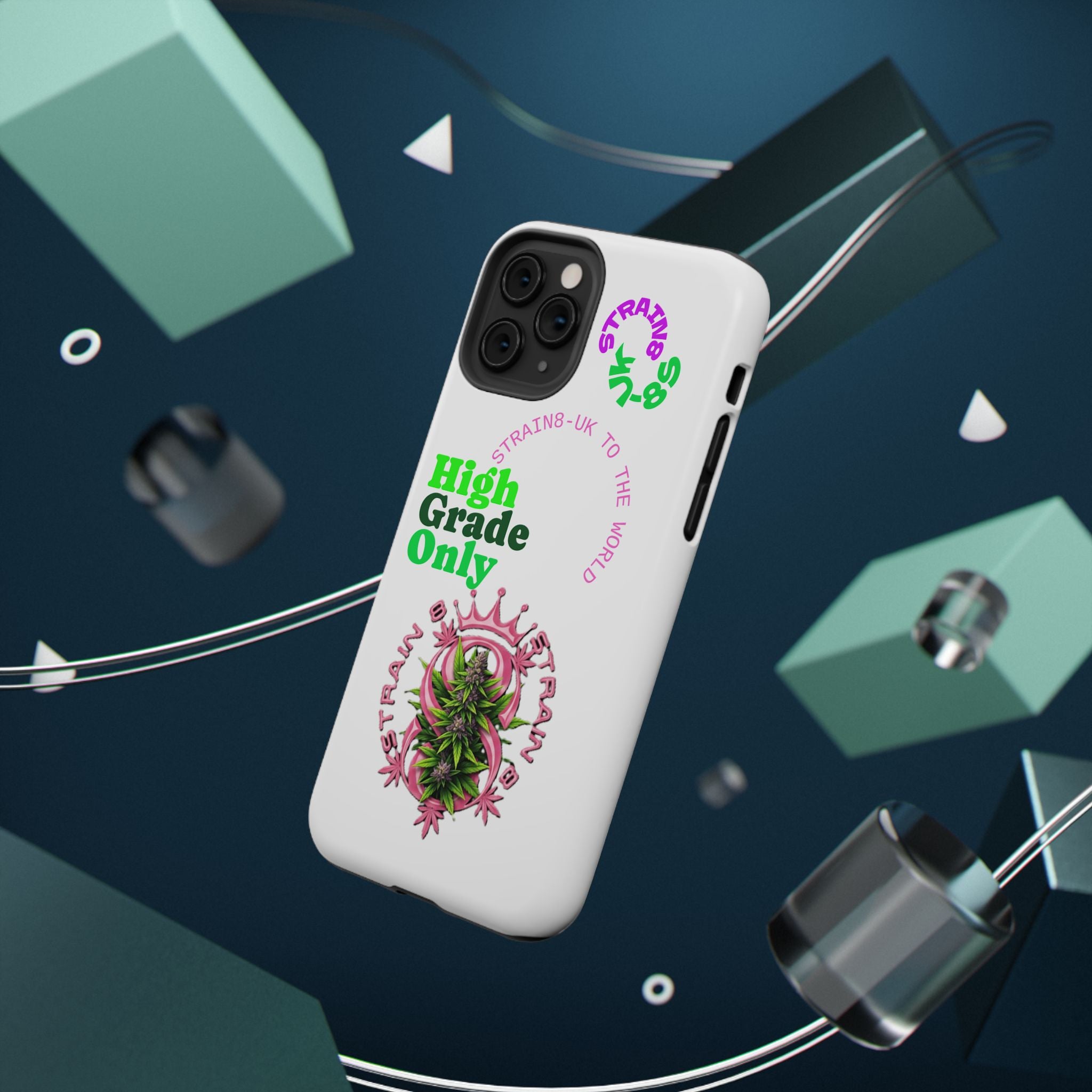 Impact-Resistant Phone Case —Strain8-UK  "High Grade Only"