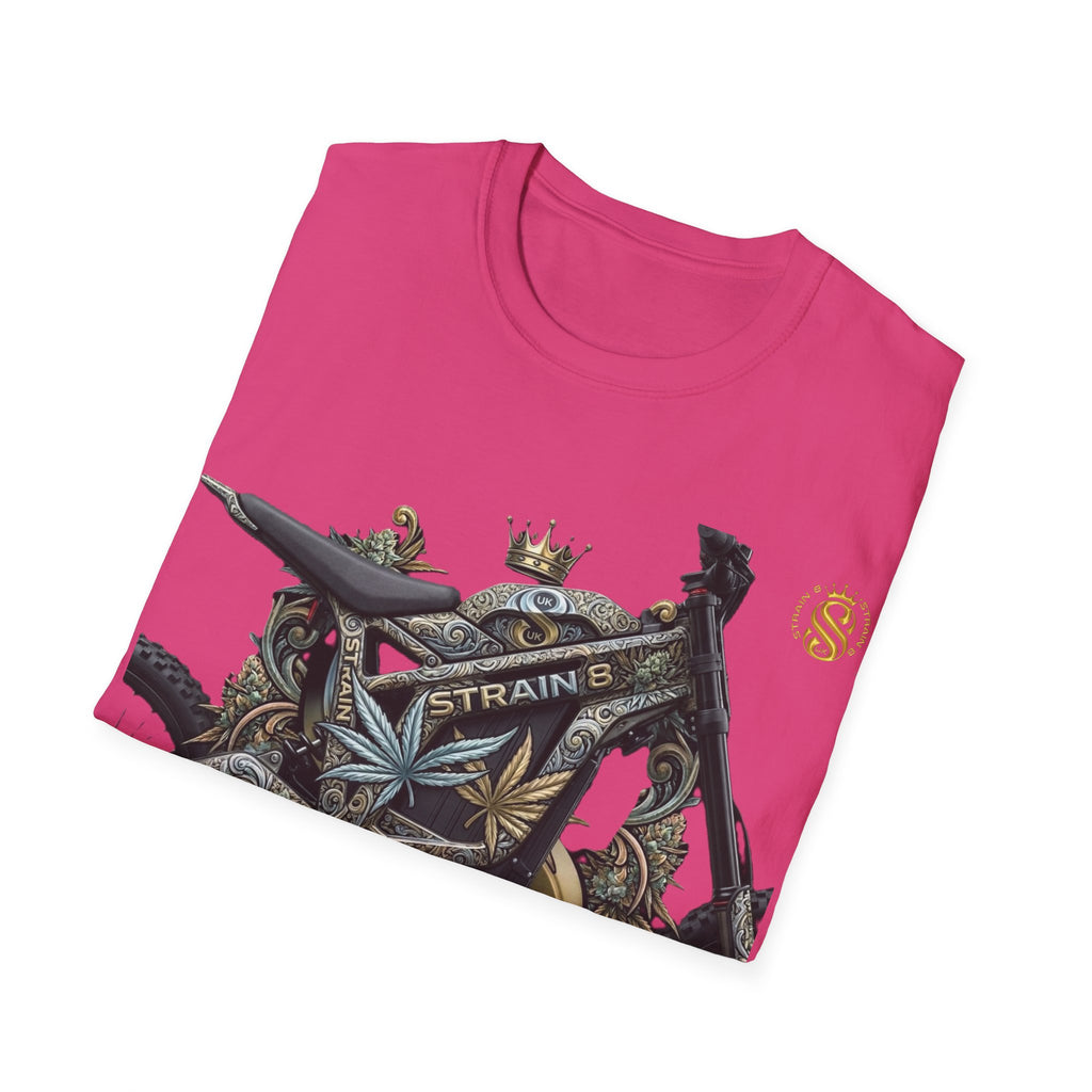 Motorcycle S8-UK Crown Graphic T-Shirt — Vintage Bike Emblem Tee