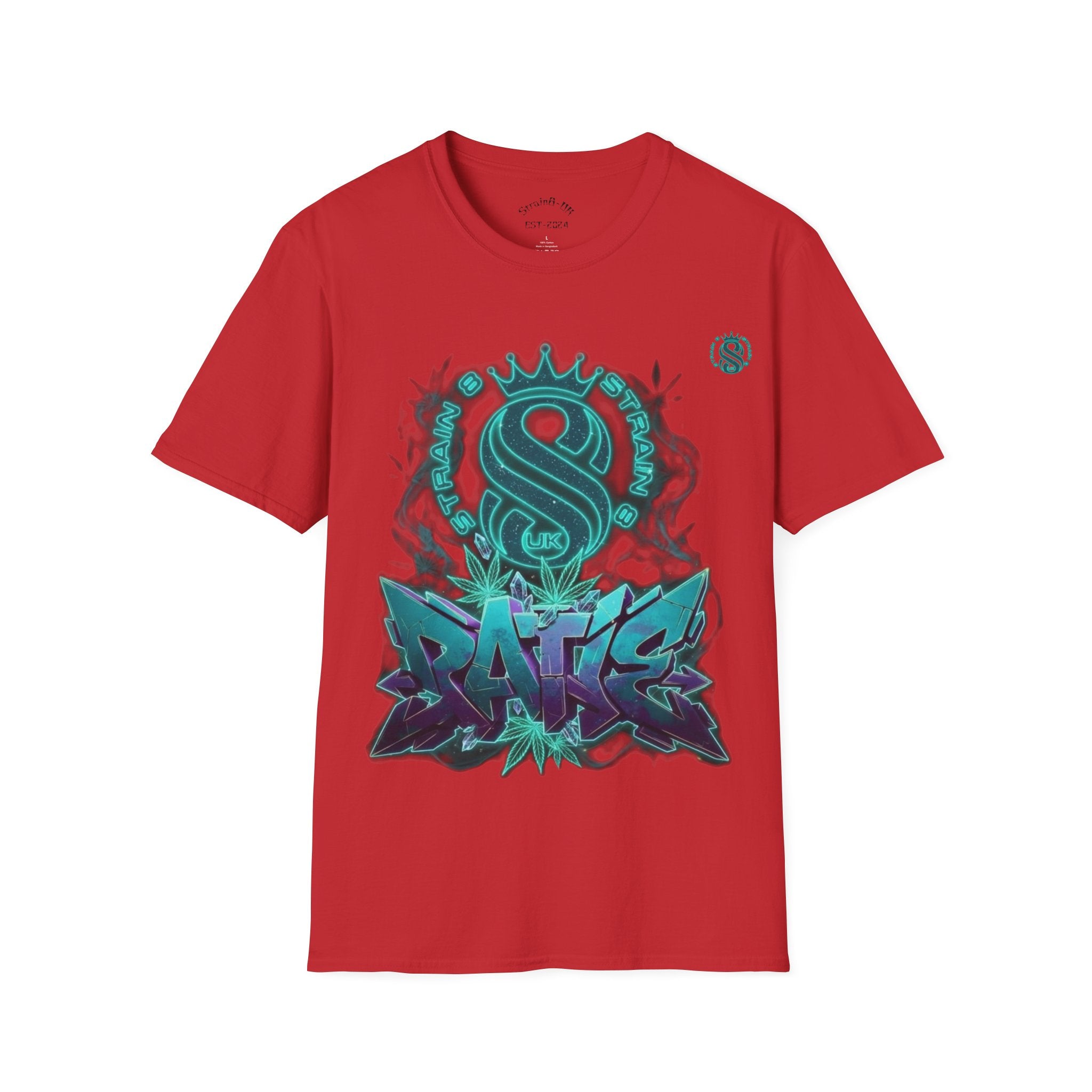 Graffiti RATIE, S8-UK Logo Crew T-Shirt — Teal S8-UK, Graffiti  Street Art Tee